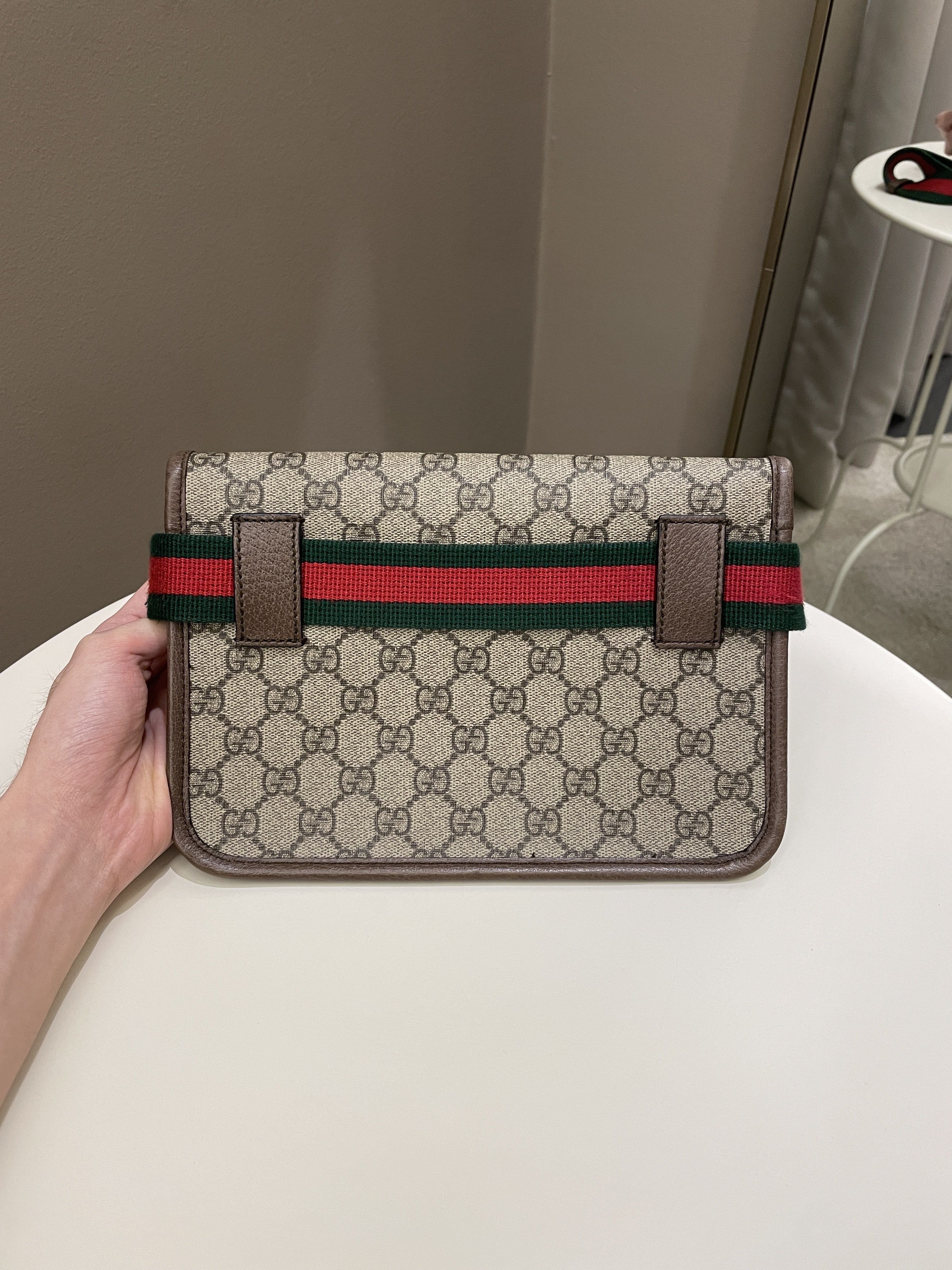 Gucci Neo Vintage GG Supreme Belt Bag Beige GG Supreme