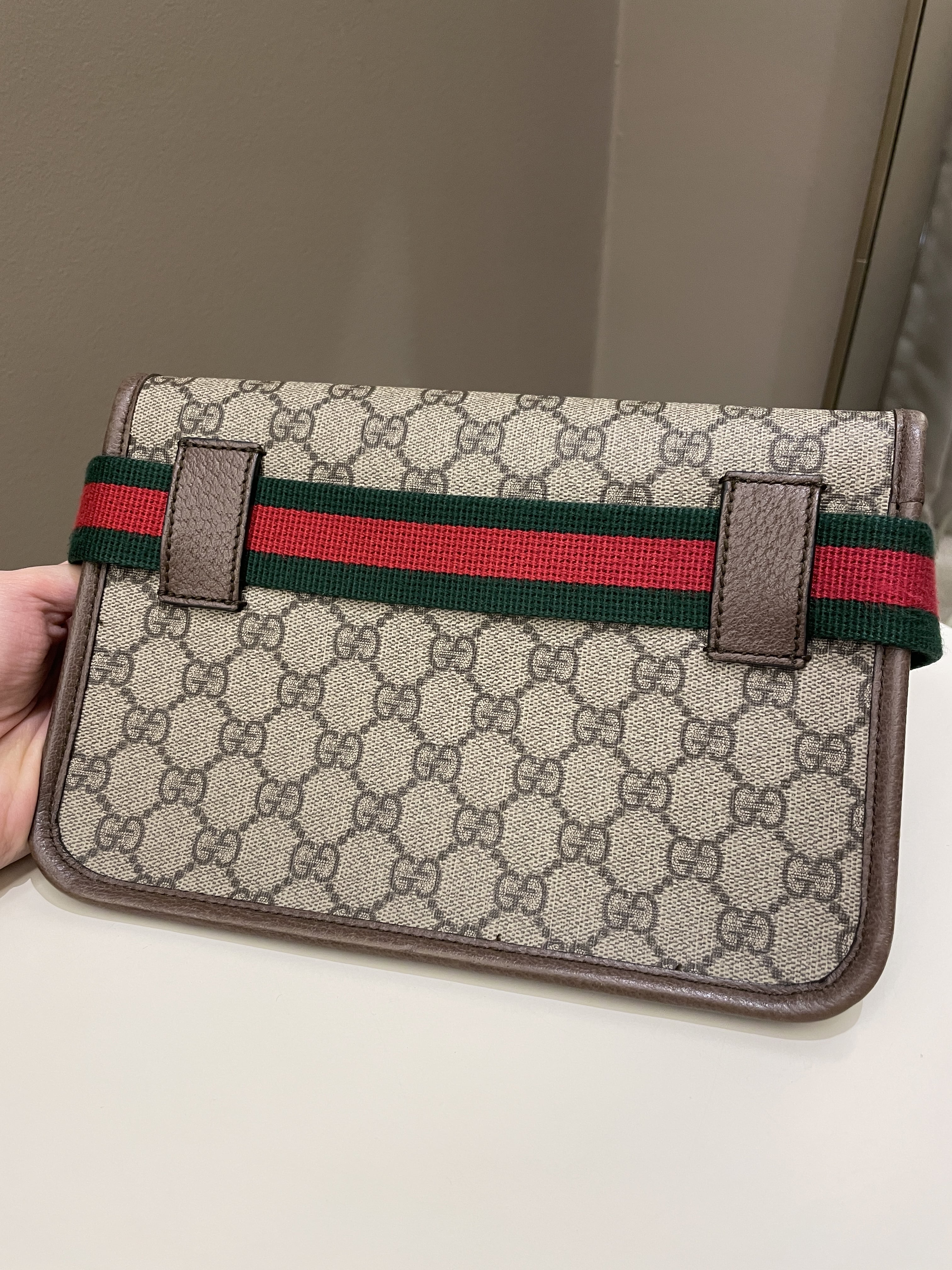 Gucci Neo Vintage GG Supreme Belt Bag Beige GG Supreme