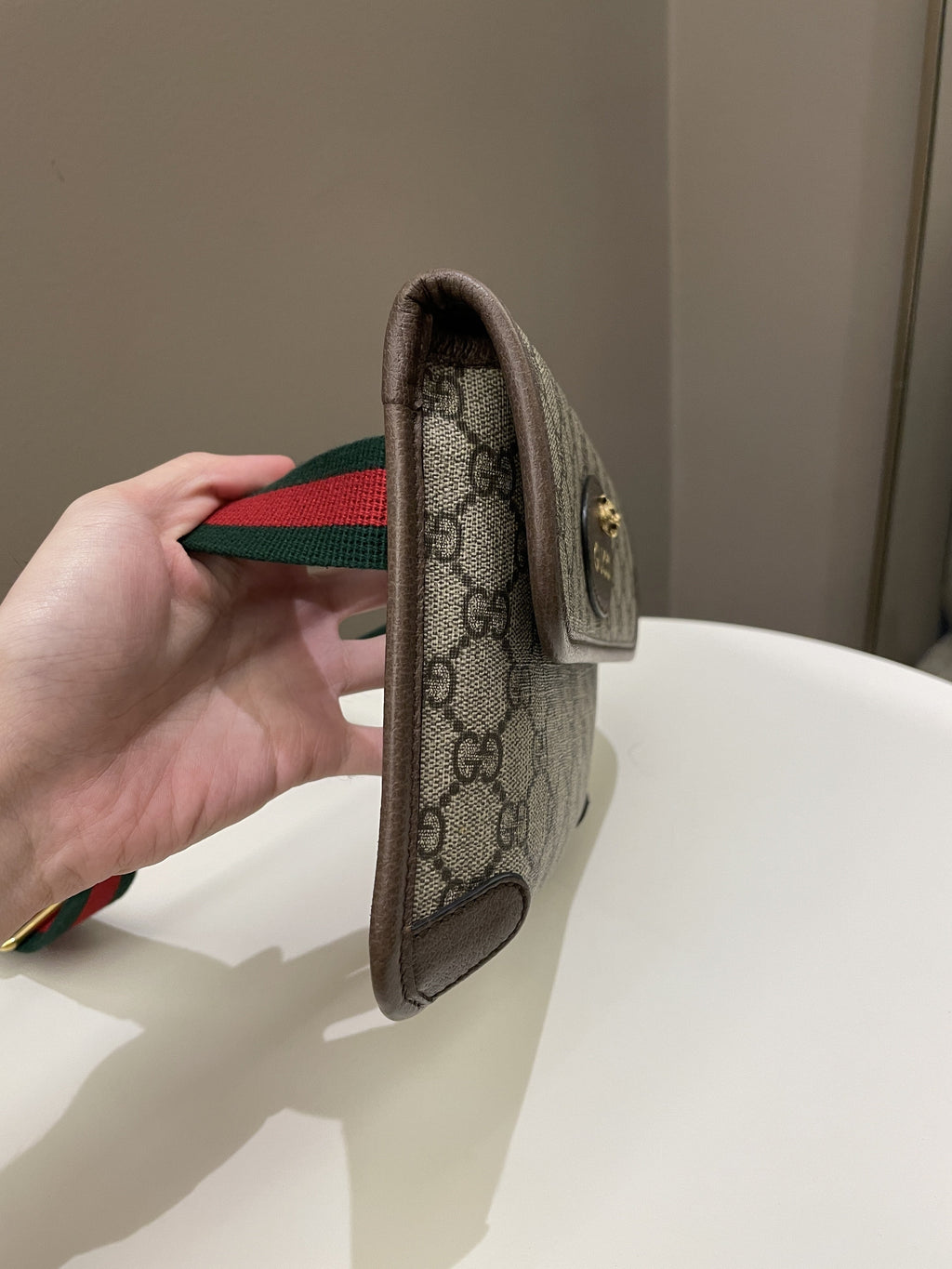 Gucci Neo Vintage GG Supreme Belt Bag Beige GG Supreme
