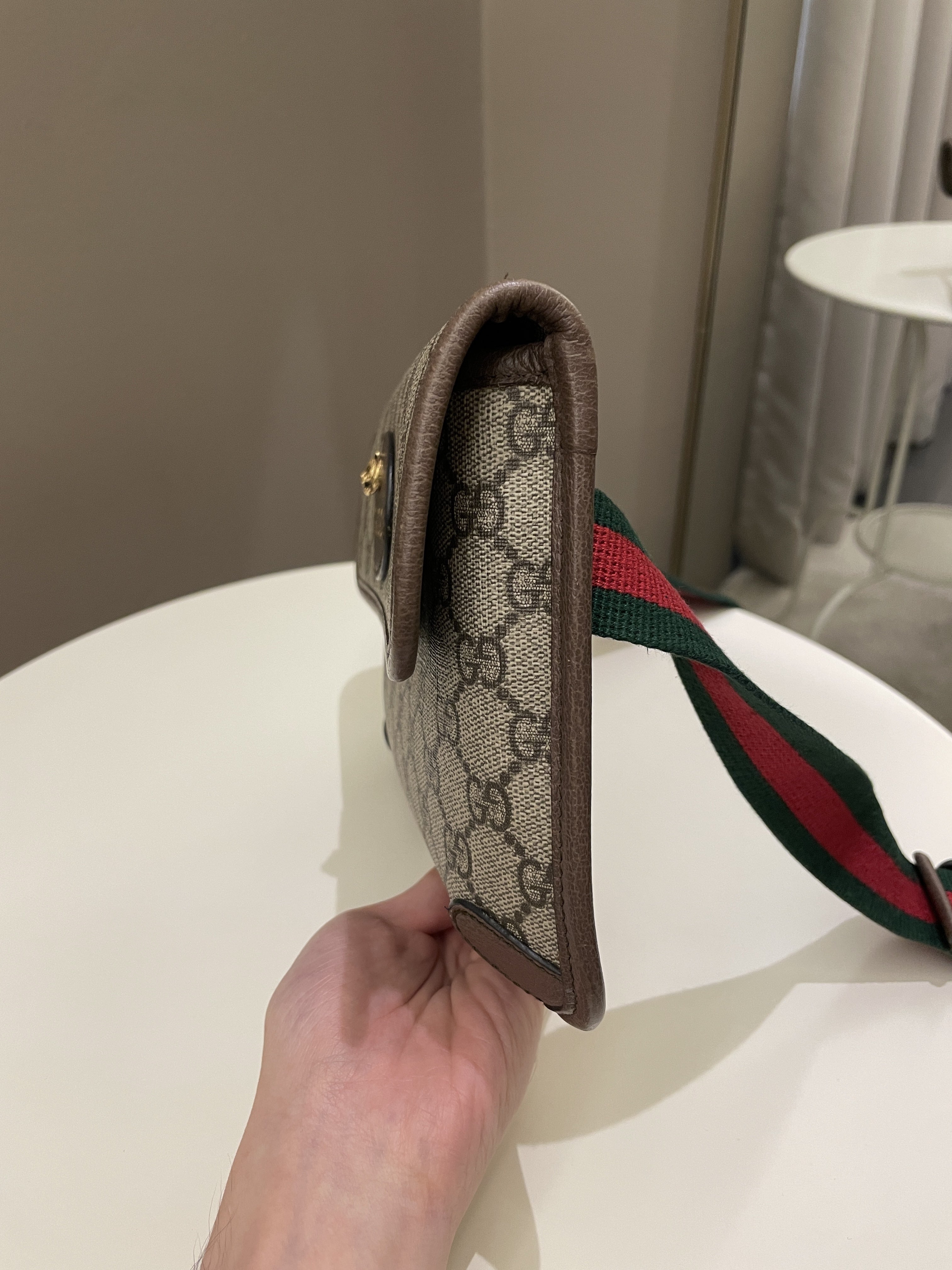 Gucci Neo Vintage GG Supreme Belt Bag Beige GG Supreme
