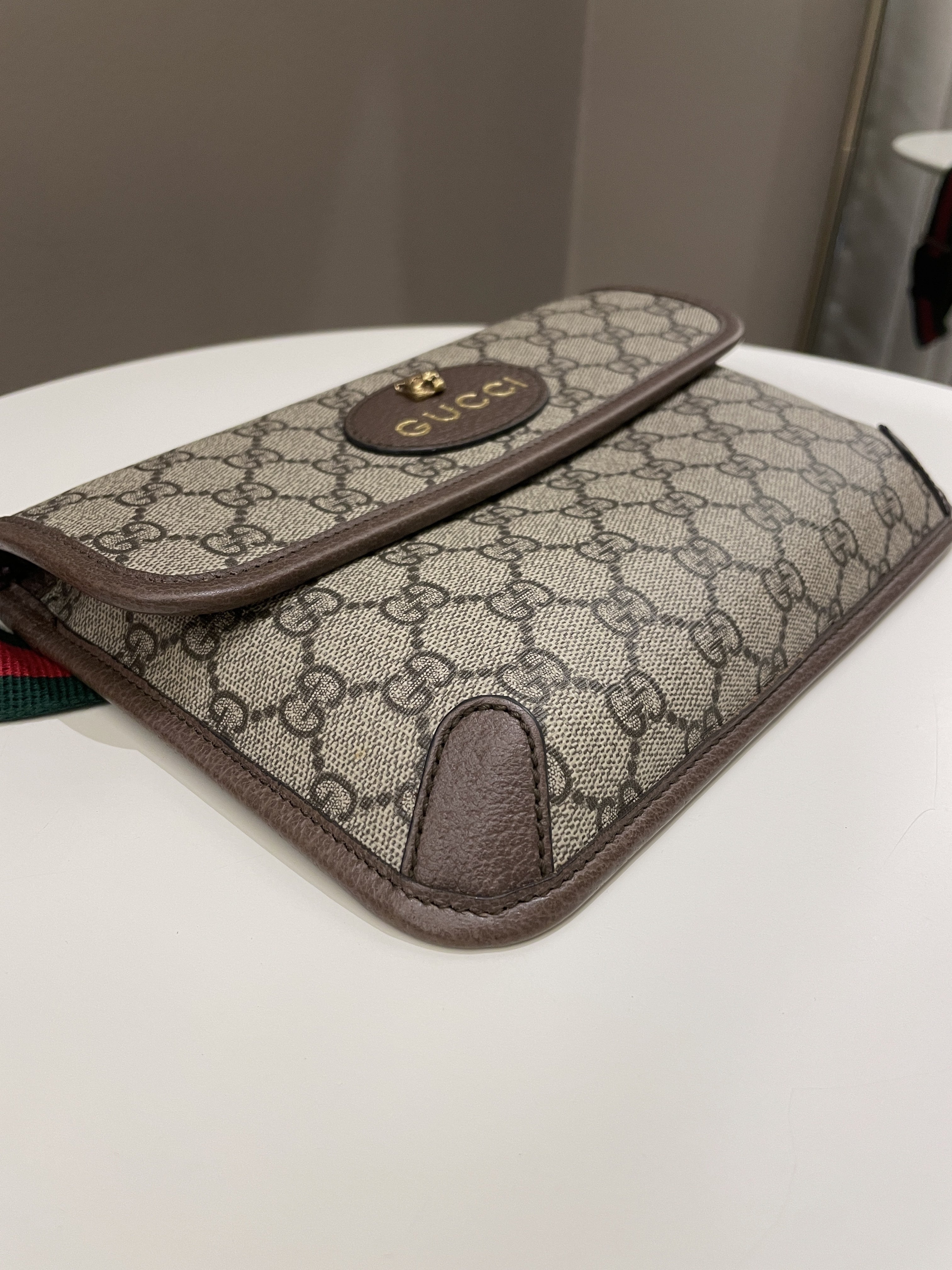Gucci Neo Vintage GG Supreme Belt Bag Beige GG Supreme