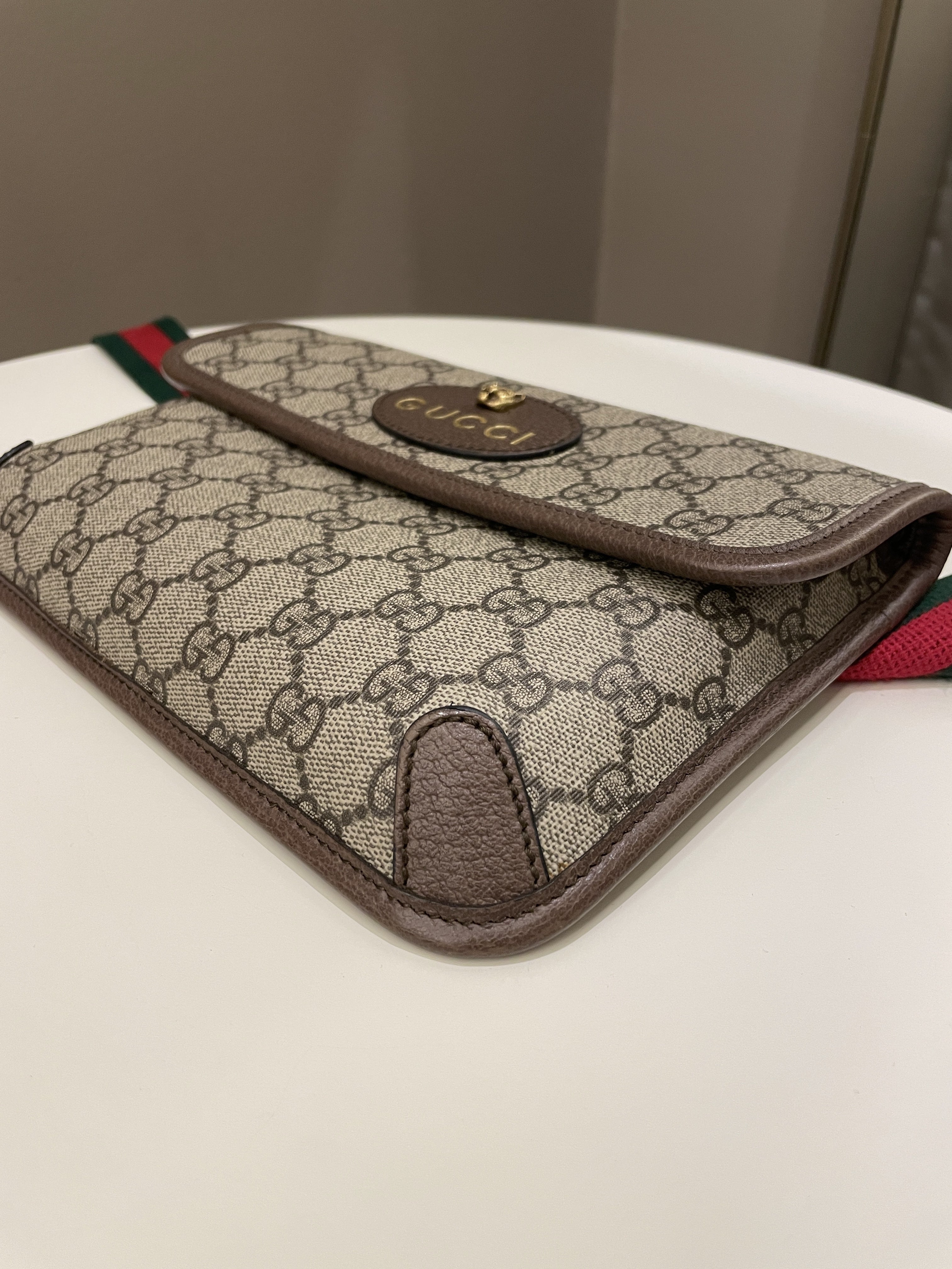 Gucci Neo Vintage GG Supreme Belt Bag Beige GG Supreme