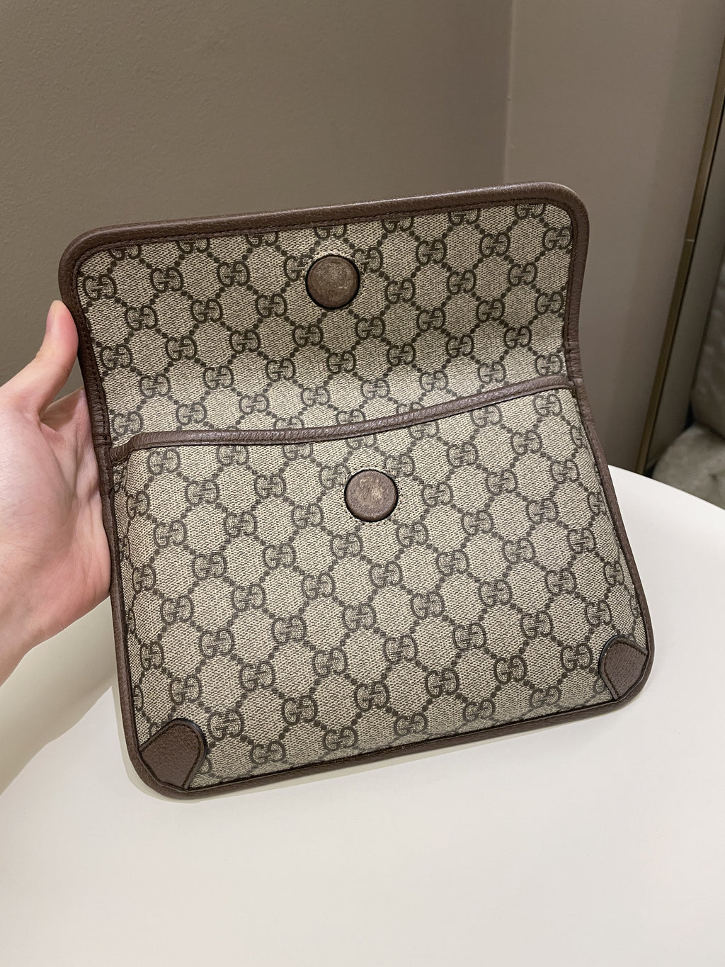 Gucci Neo Vintage GG Supreme Belt Bag Beige GG Supreme