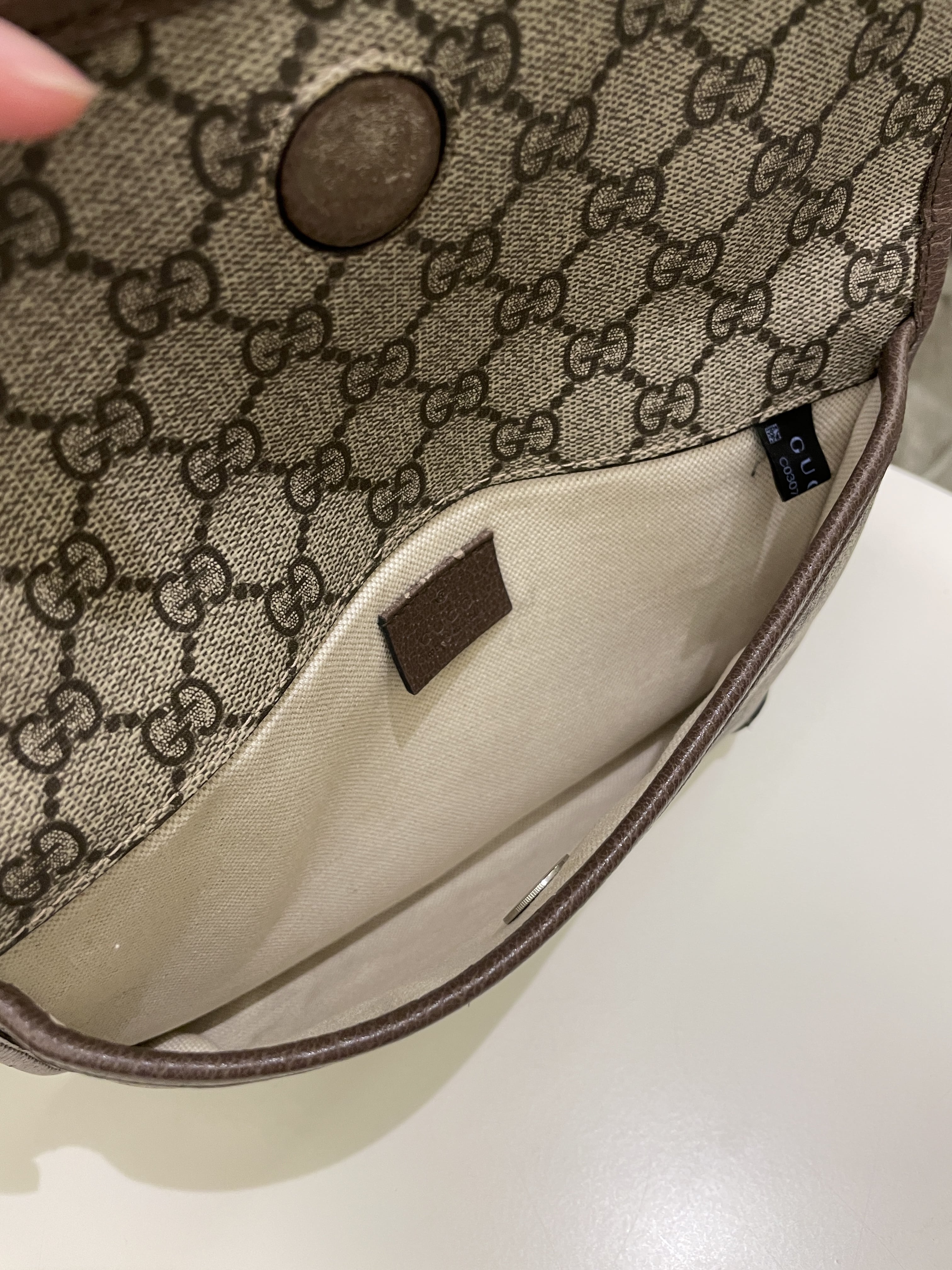 Gucci Neo Vintage GG Supreme Belt Bag Beige GG Supreme