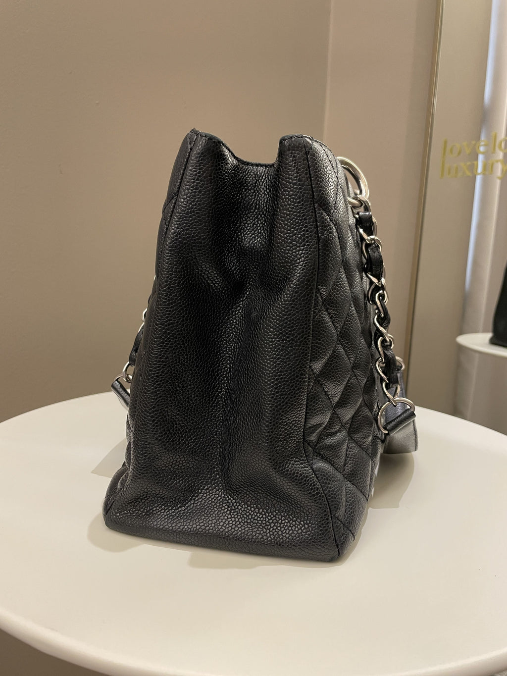 Chanel Classic Quilted GST Black Caviar