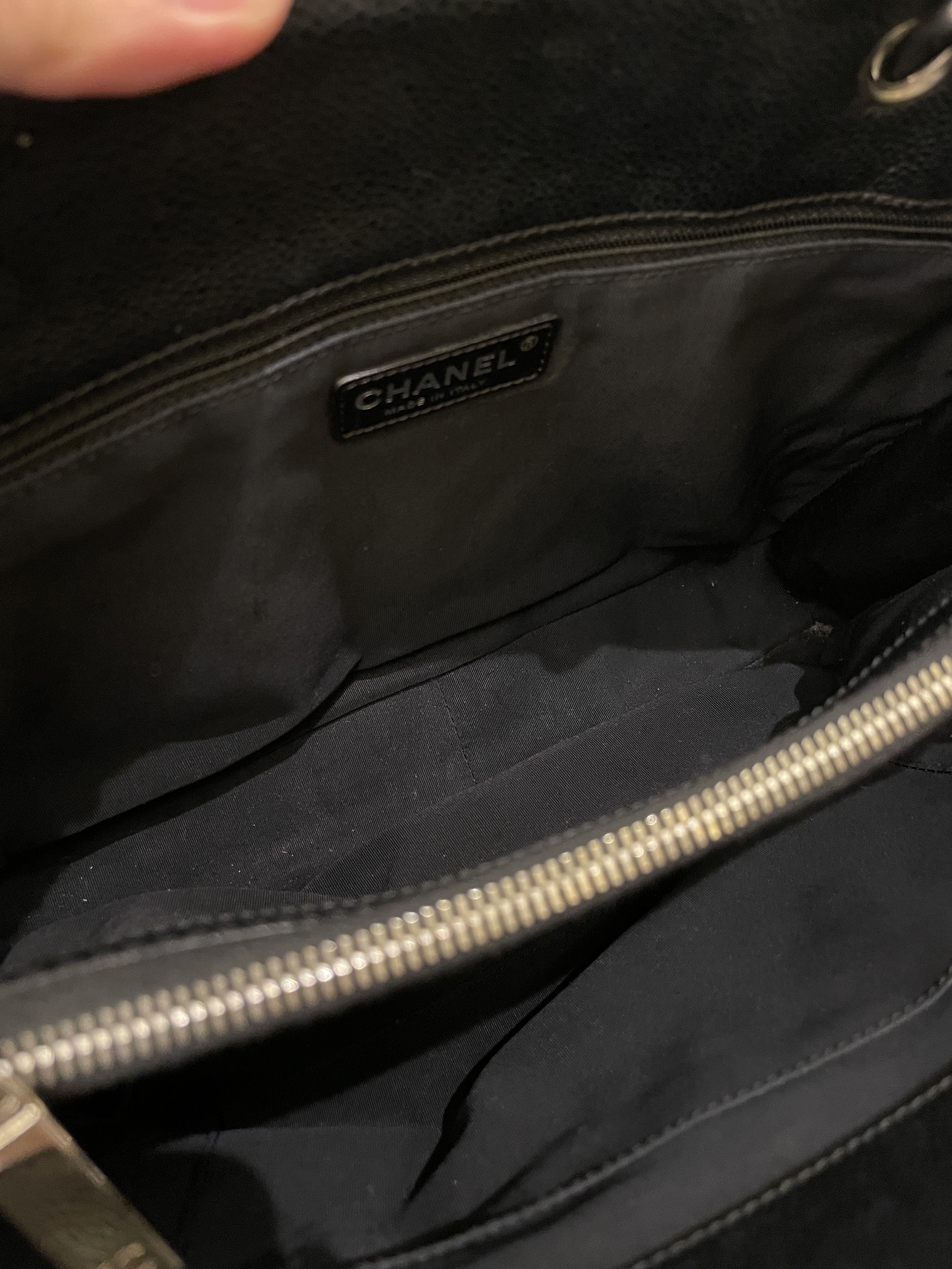 Chanel Classic Quilted GST Black Caviar