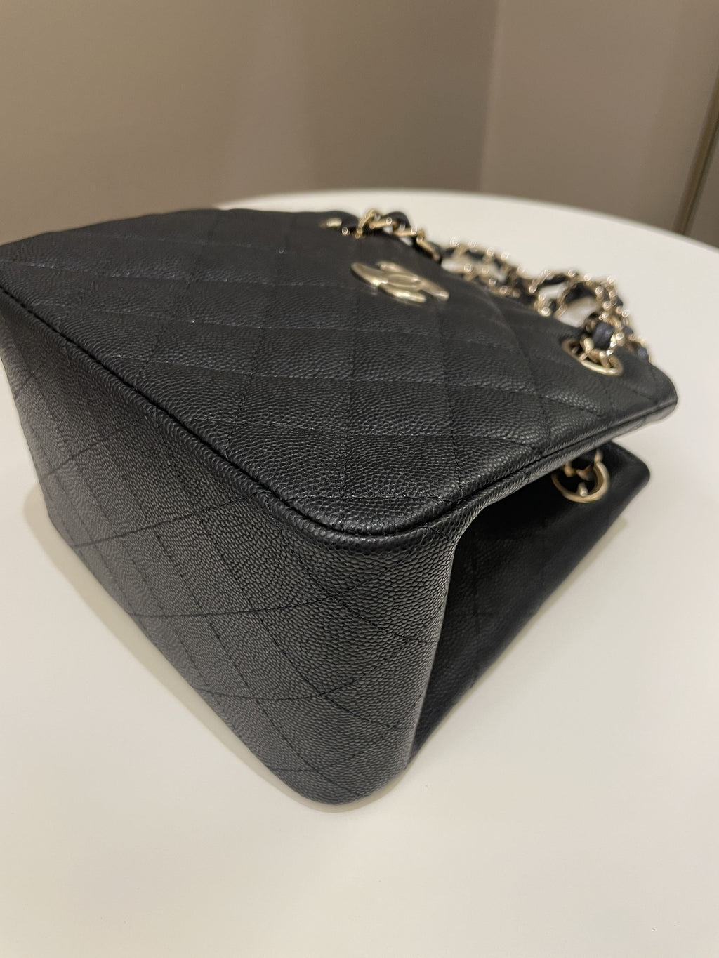 Chanel 22S Mini Bucket Bag Black Caviar