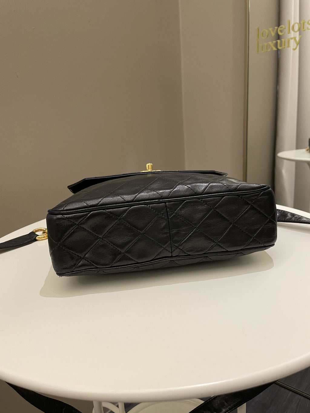 Chanel Vintage Quilted Cc Camera Bag