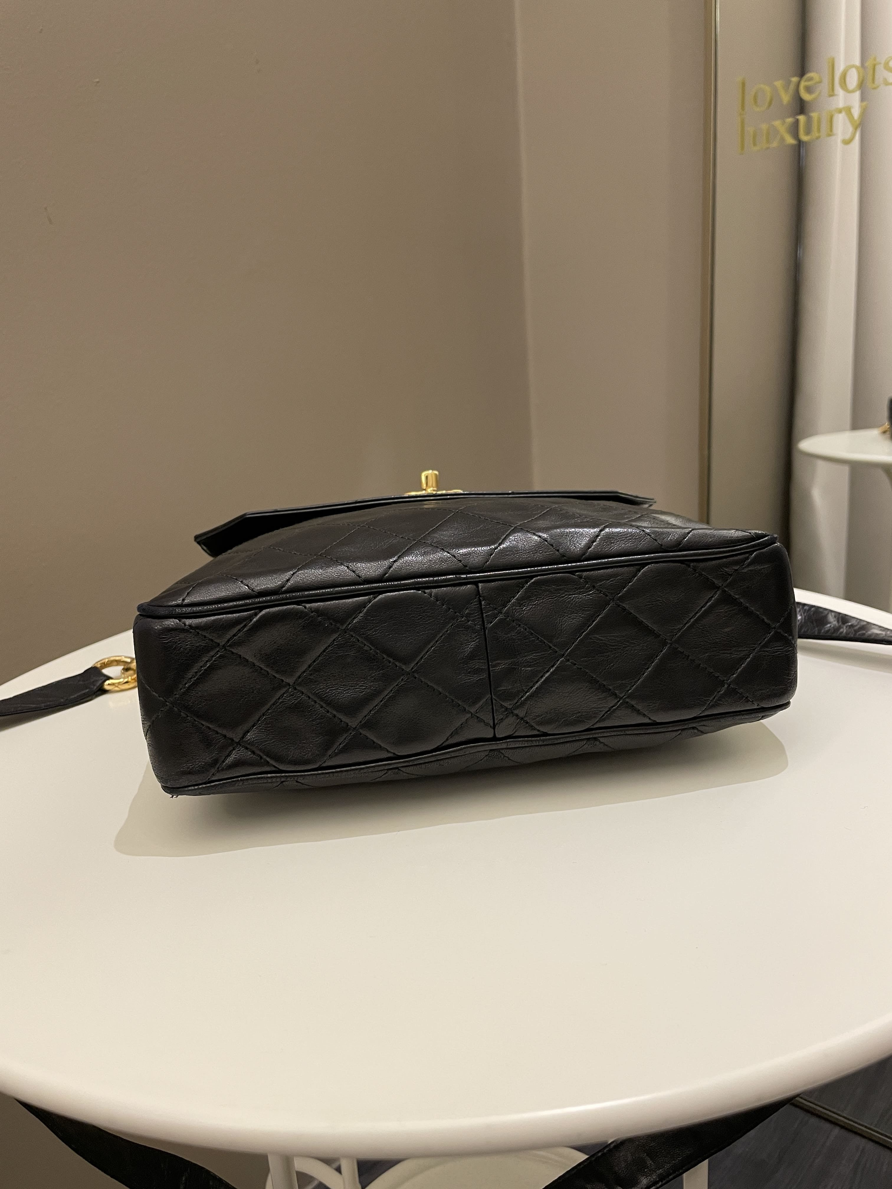 Chanel Vintage Quilted Cc Camera Bag