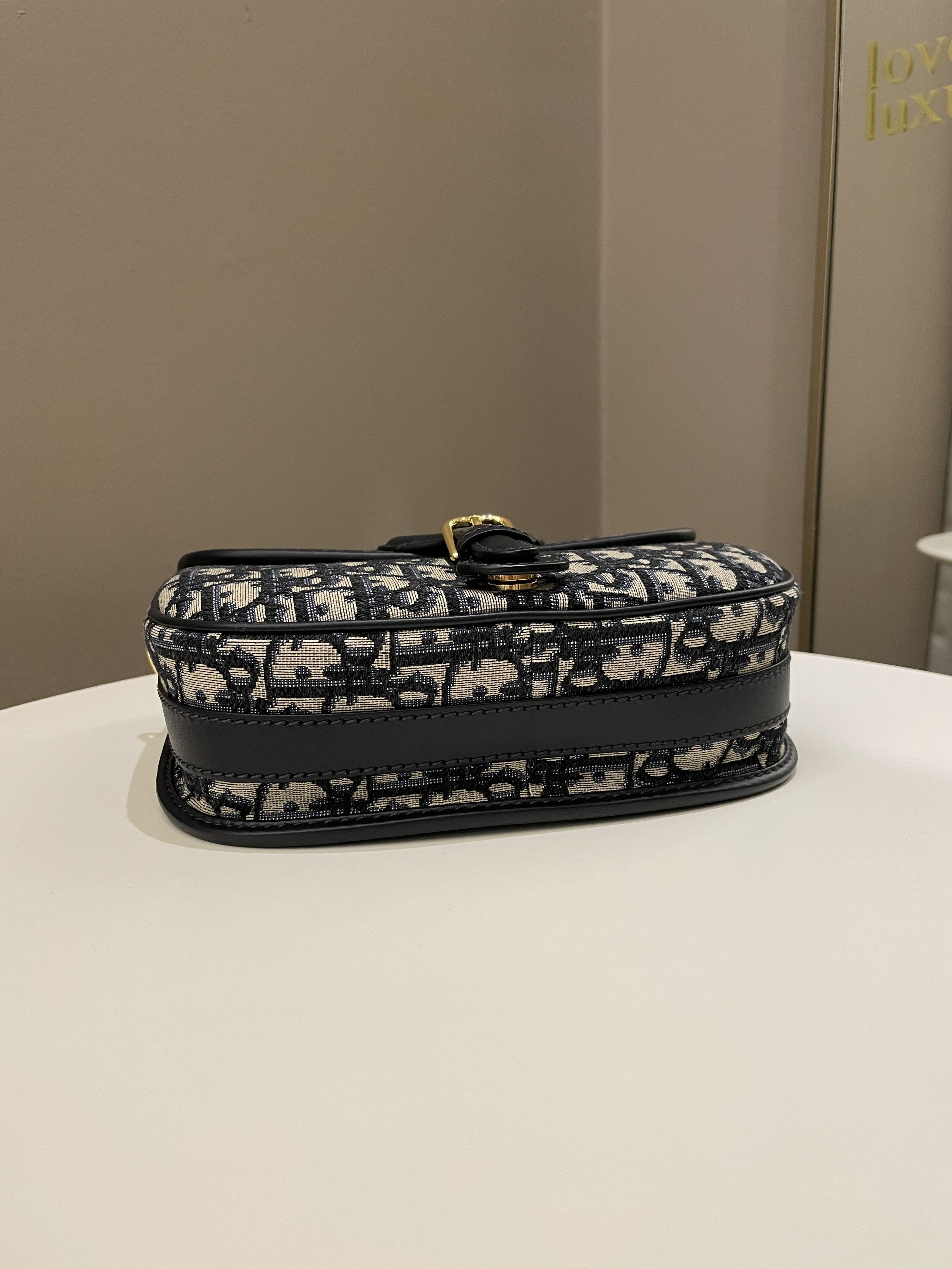 Dior Bobby Bag Navy Oblique