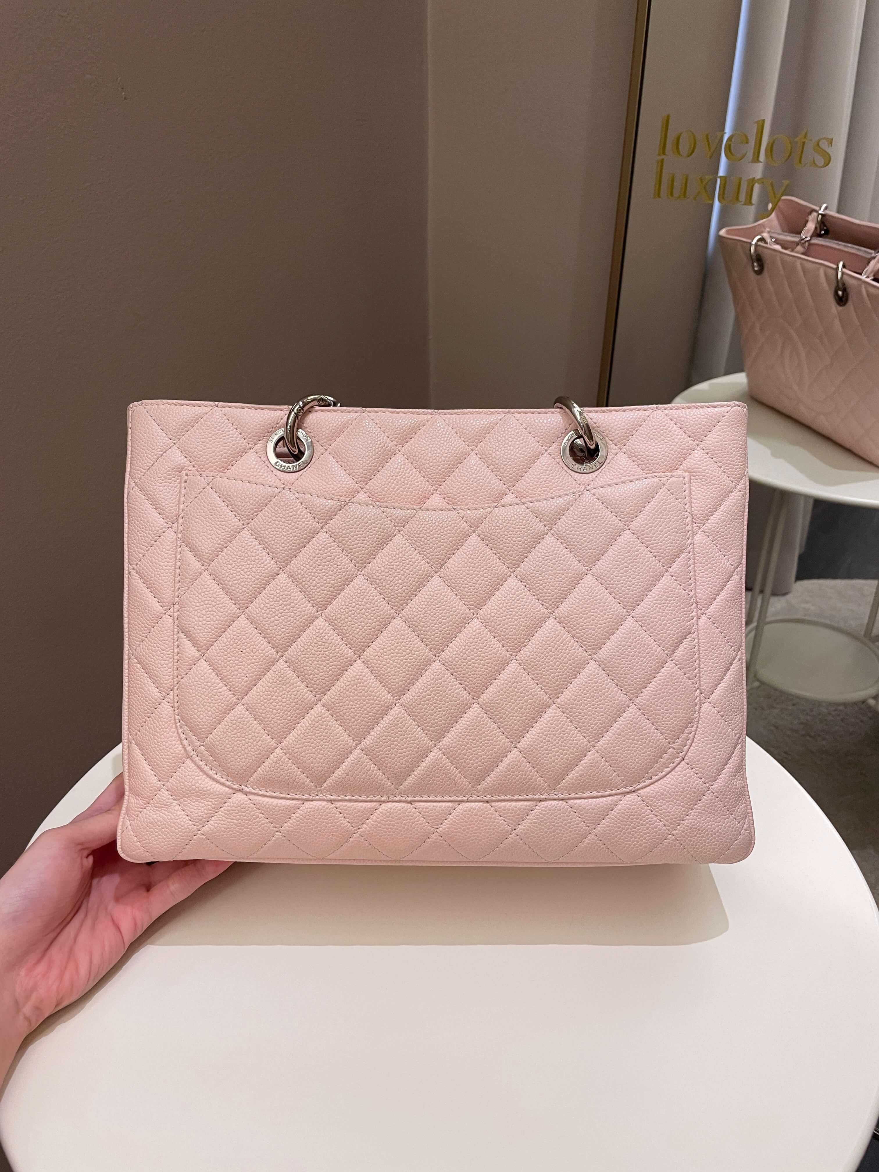 Chanel Classic Quilted GST Light Pink Caviar