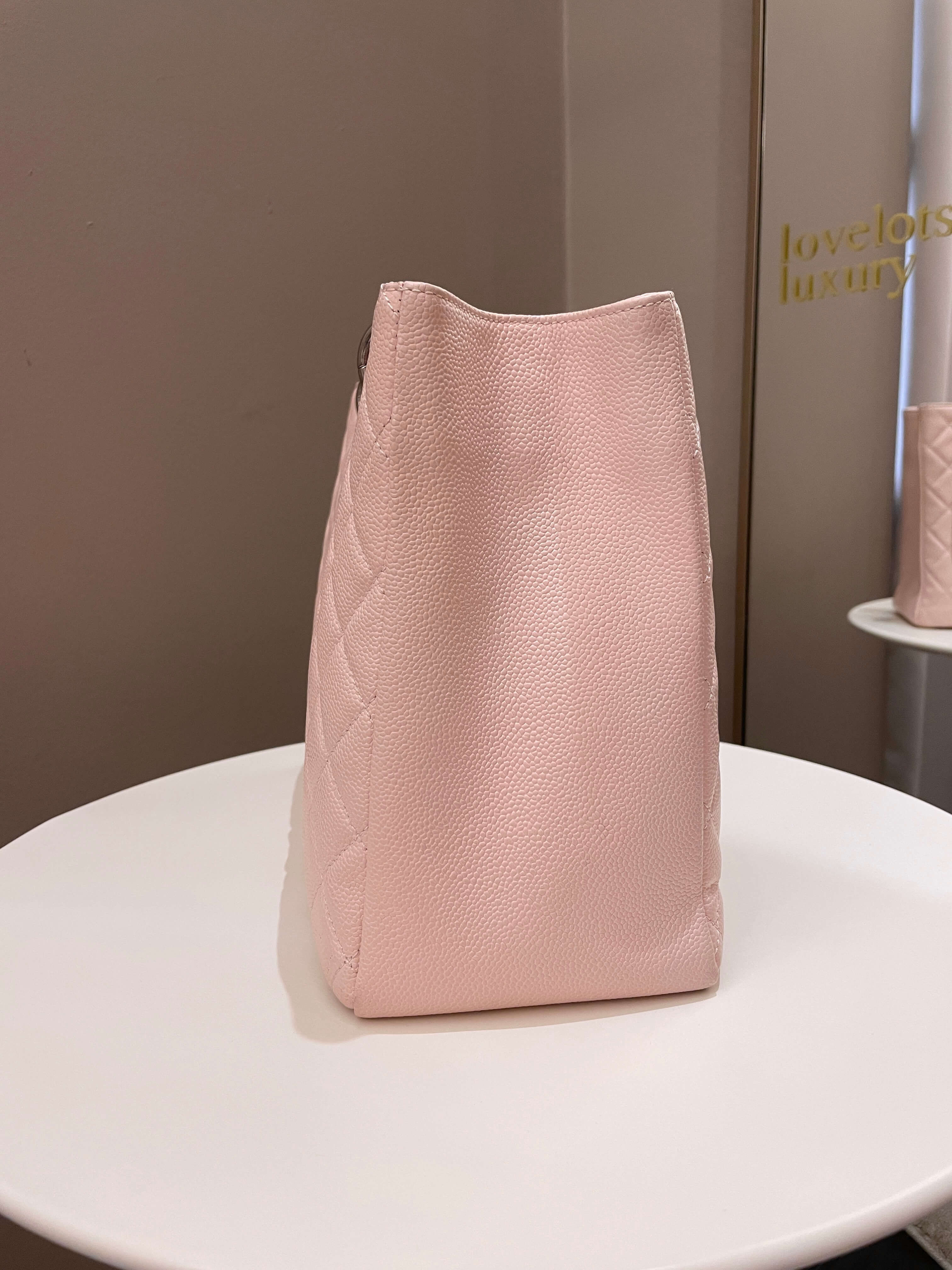 Chanel Classic Quilted GST Light Pink Caviar