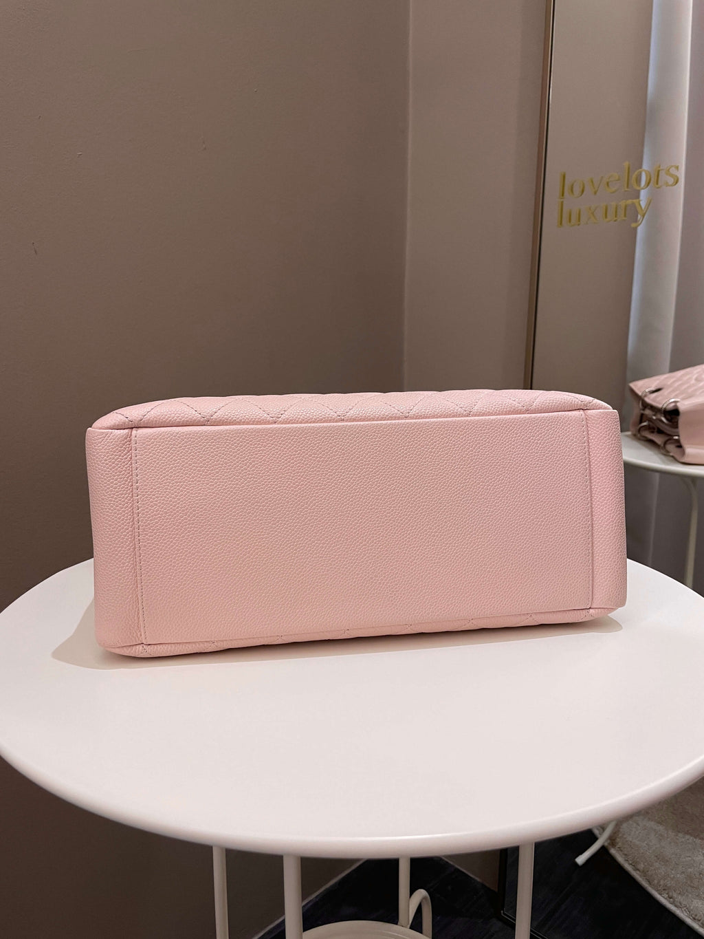 Chanel Classic Quilted GST Light Pink Caviar