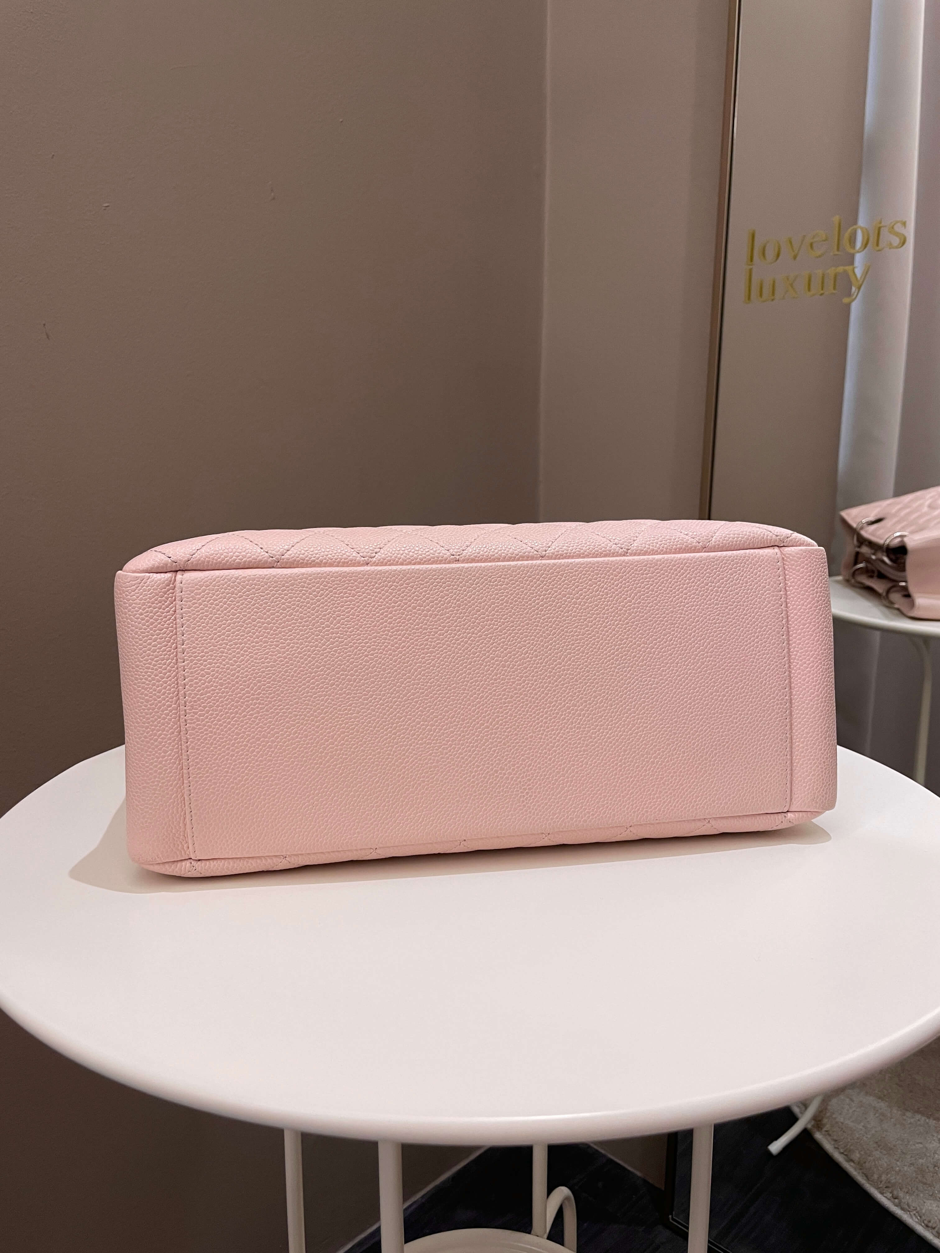 Chanel Classic Quilted GST Light Pink Caviar