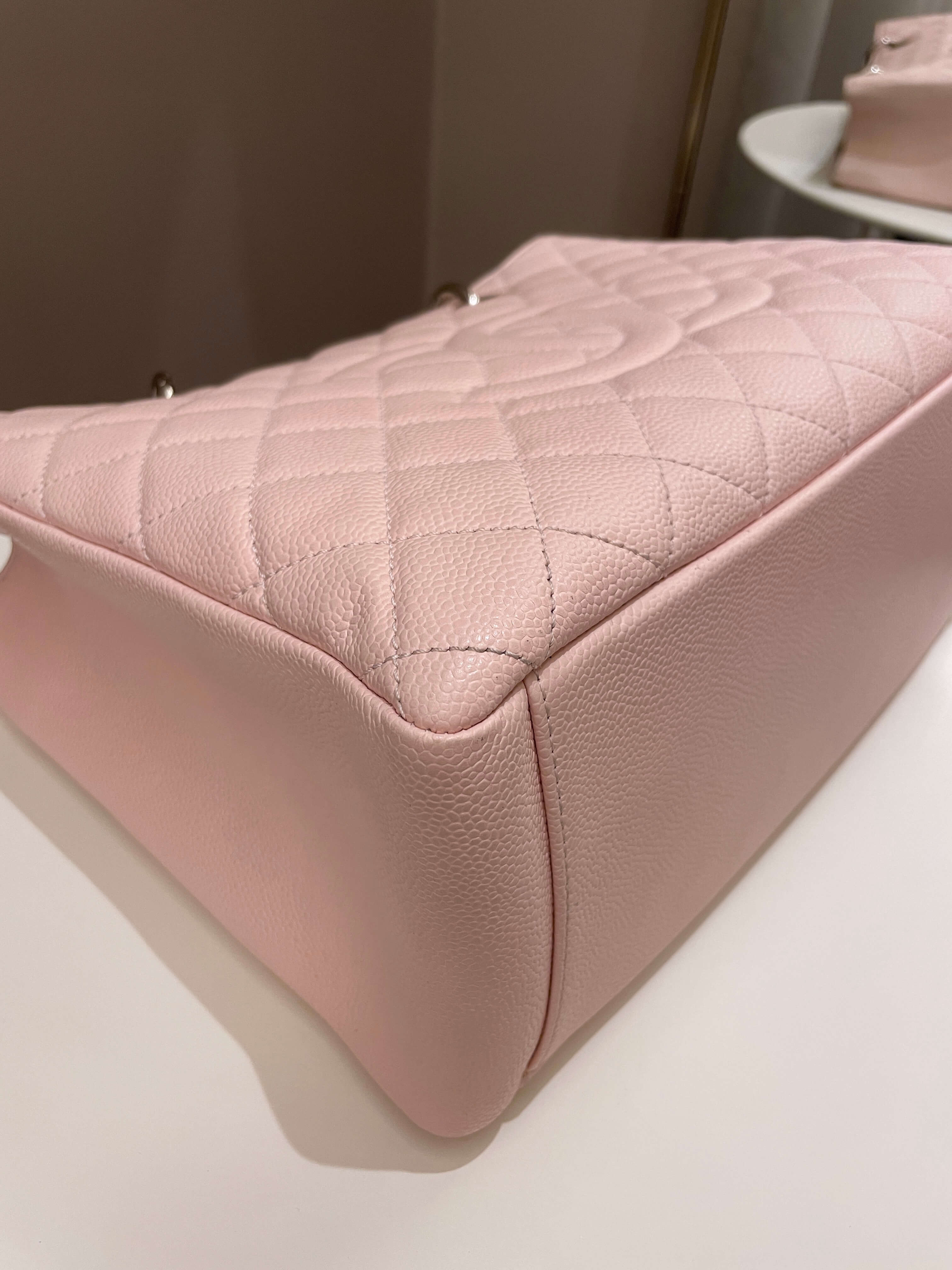 Chanel Classic Quilted GST Light Pink Caviar
