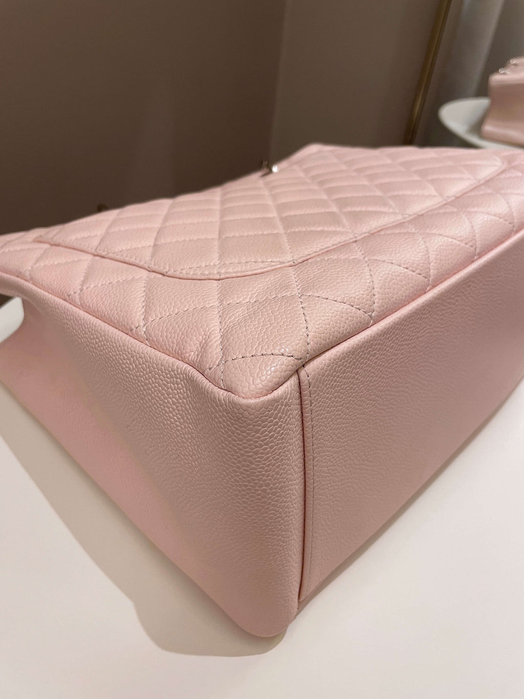 Chanel Classic Quilted GST Light Pink Caviar
