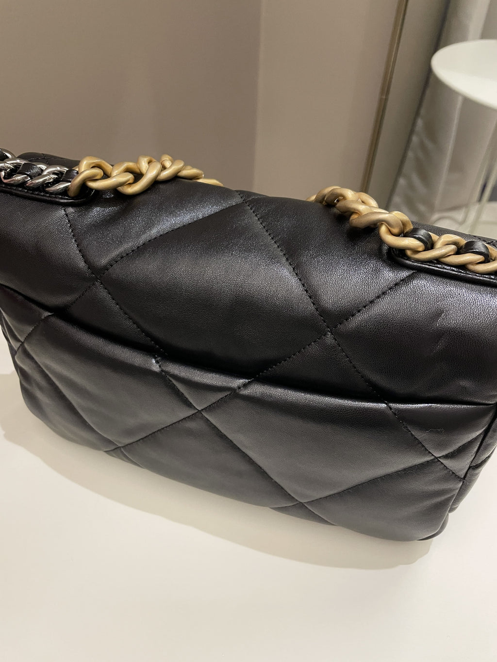 Chanel 19 Flap Bag Black Lambskin