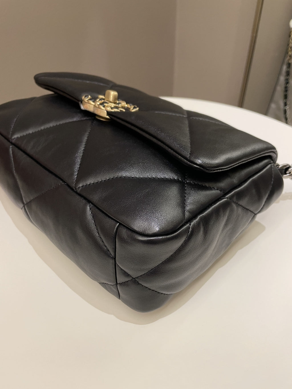 Chanel 19 Flap Bag Black Lambskin