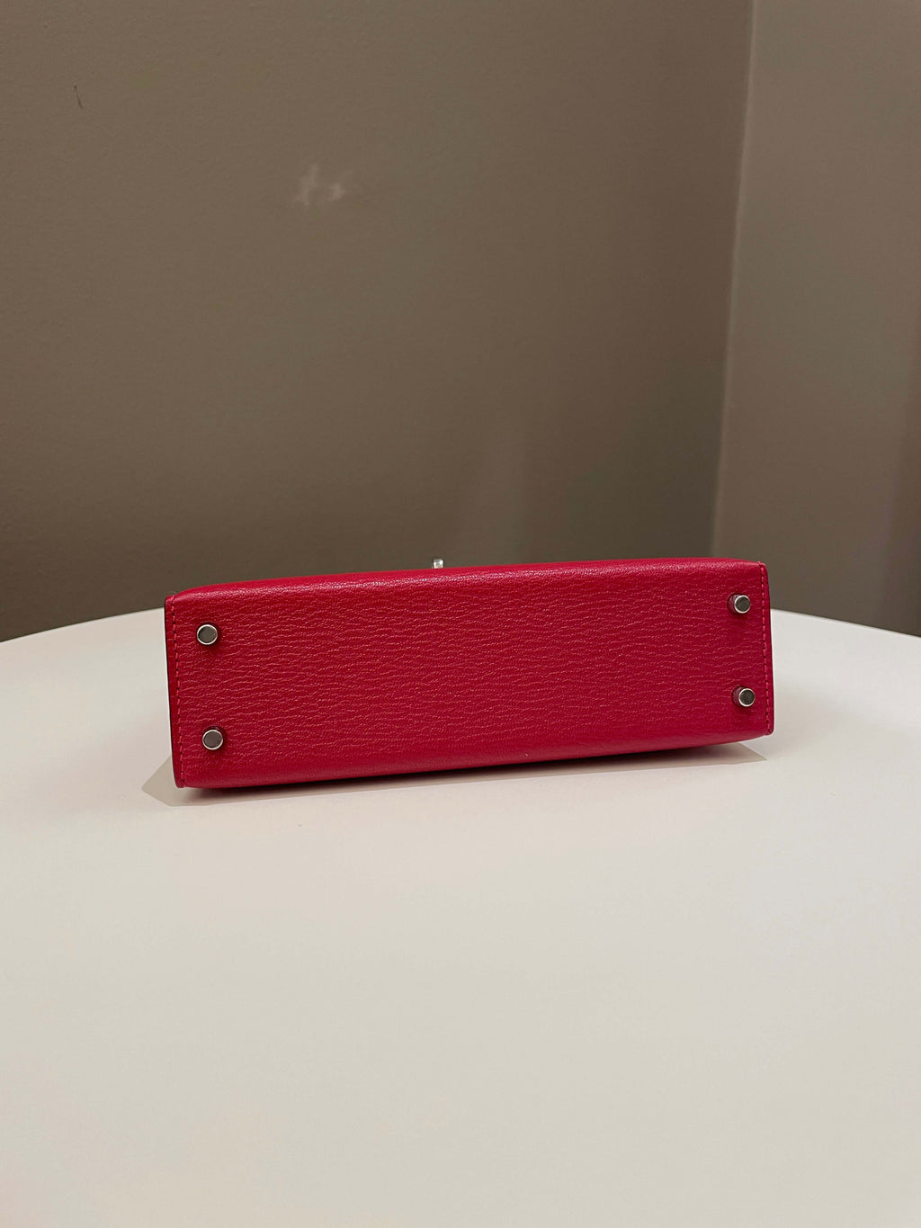 Hermes Mini Kelly 20 Rouge Casaque / Pink ChÃƒÆ’Ã‚Â¨vre