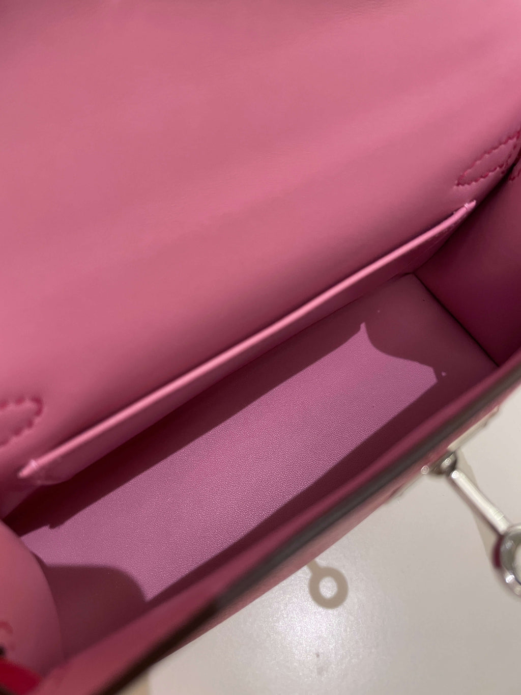 Hermes Mini Kelly 20 Rouge Casaque / Pink ChÃƒÆ’Ã‚Â¨vre