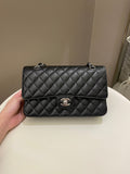 Chanel Classic Quilted Medium Double Flap Black Caviar