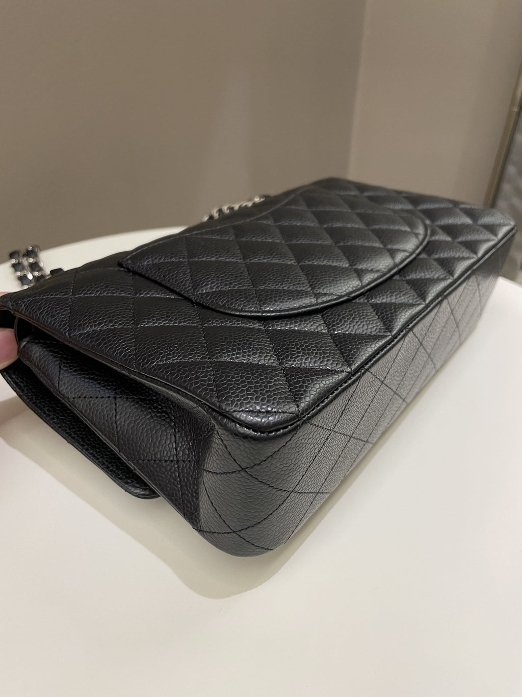 Chanel Classic Quilted Medium Double Flap Black Caviar