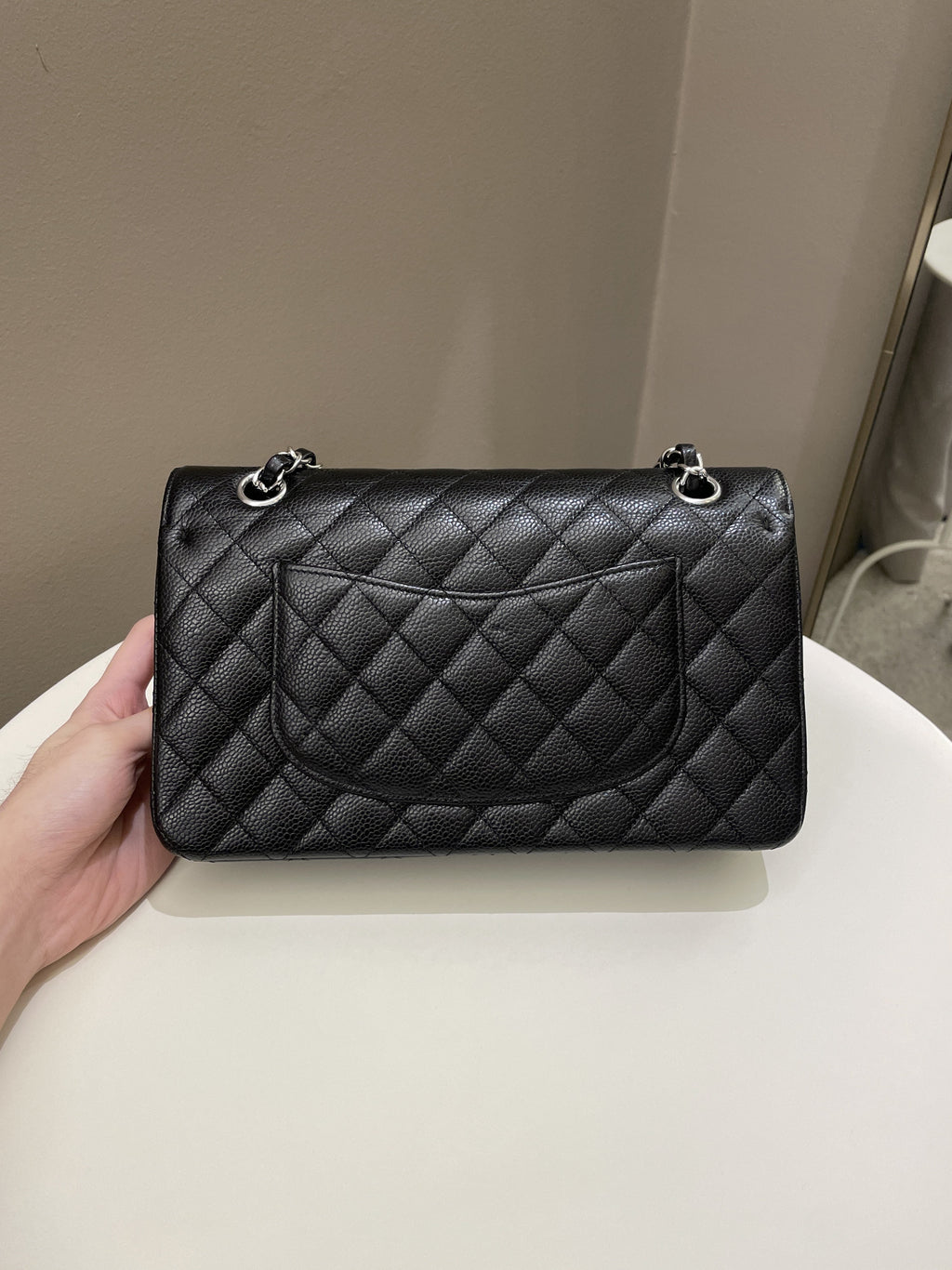 Chanel Classic Quilted Medium Double Flap Black Caviar