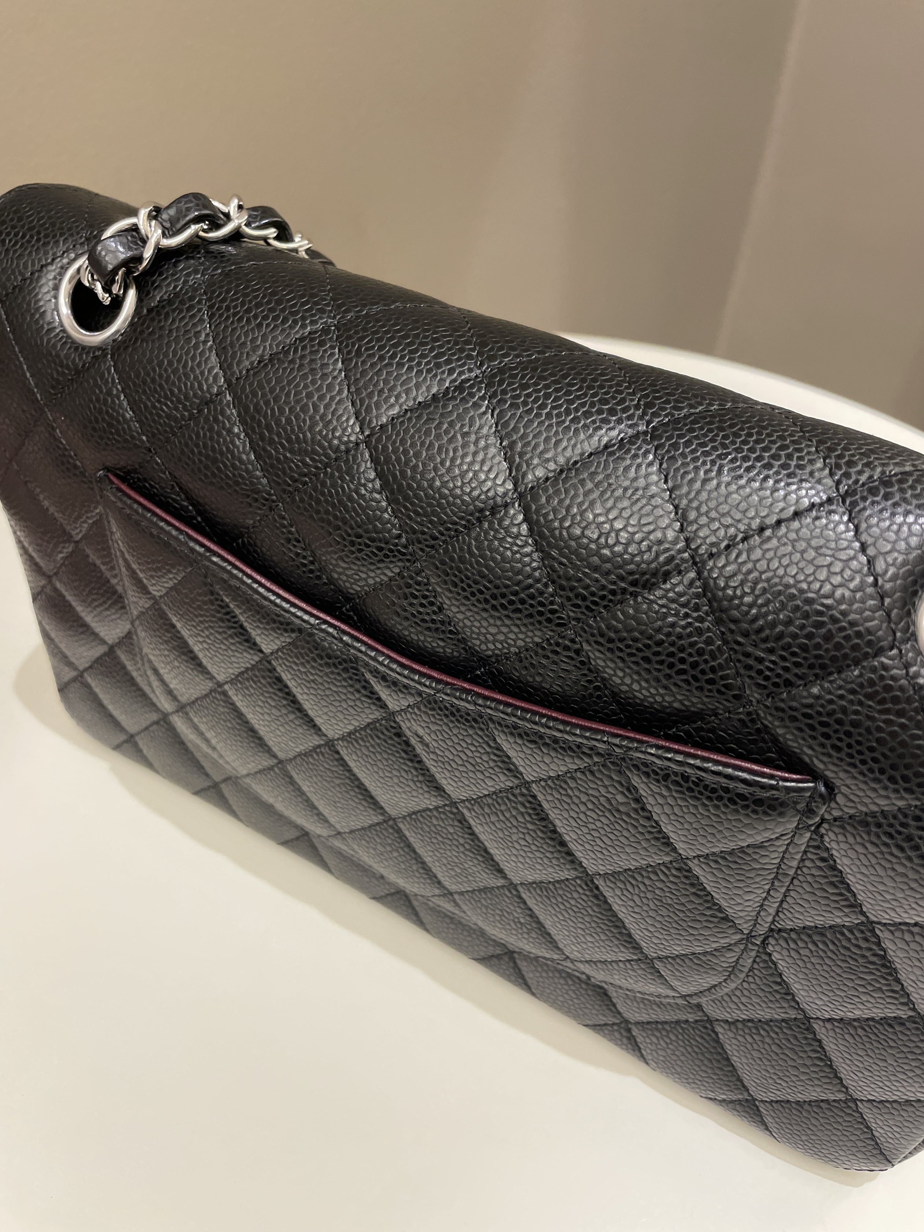 Chanel Classic Quilted Medium Double Flap Black Caviar