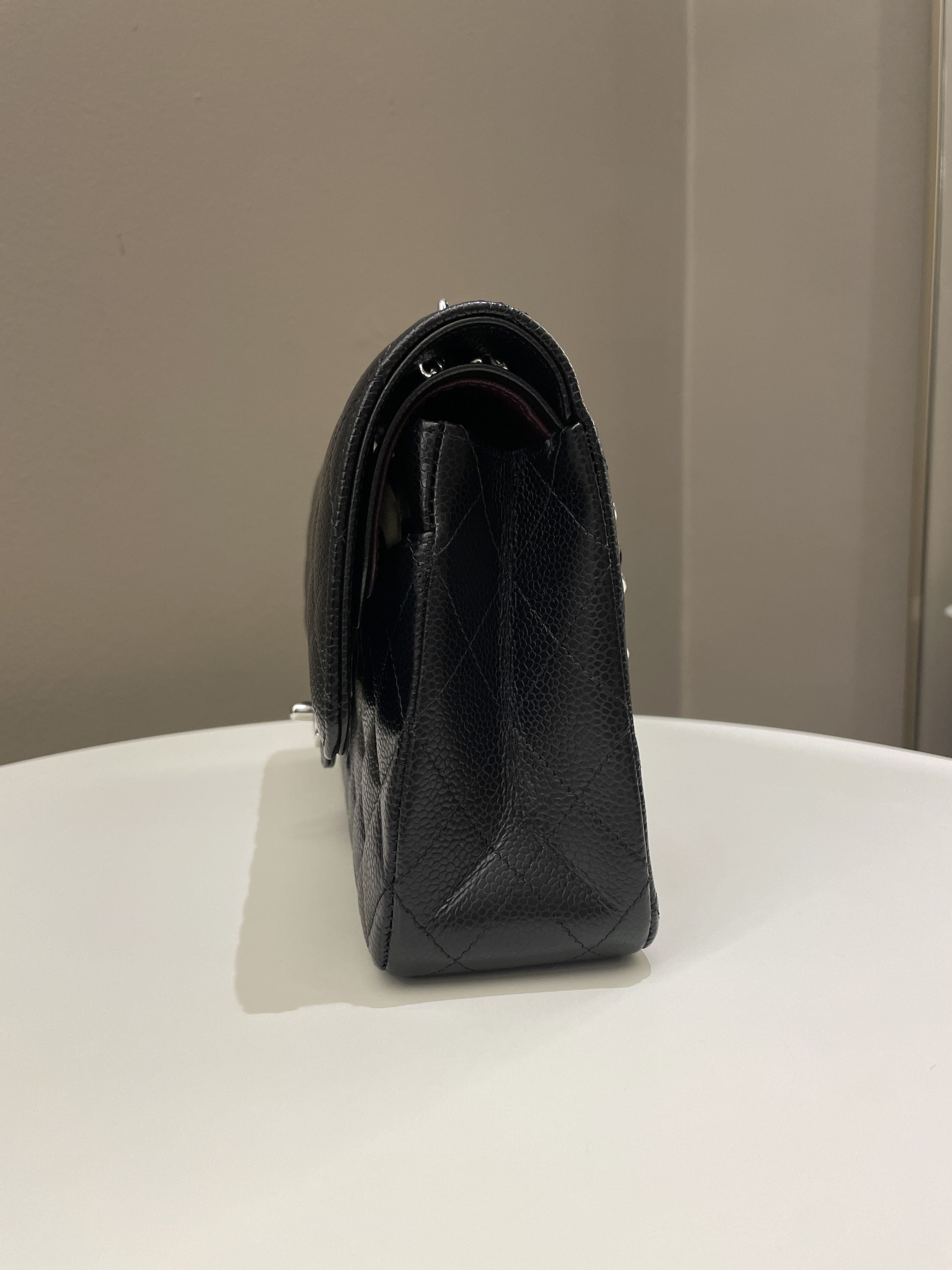 Chanel Classic Quilted Medium Double Flap Black Caviar