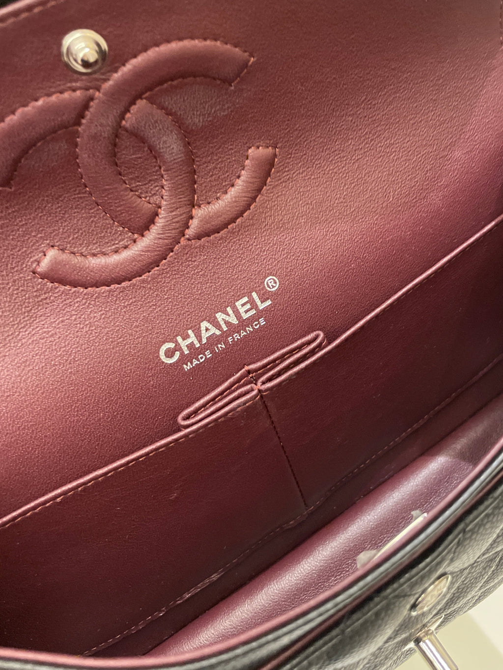 Chanel Classic Quilted Medium Double Flap Black Caviar