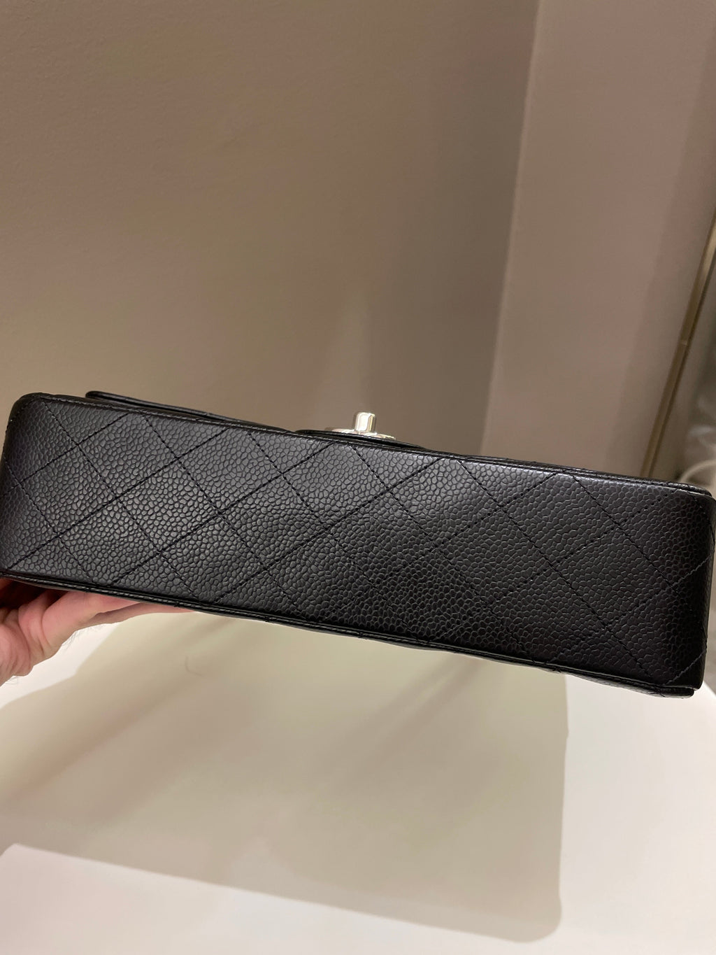 Chanel Classic Quilted Medium Double Flap Black Caviar