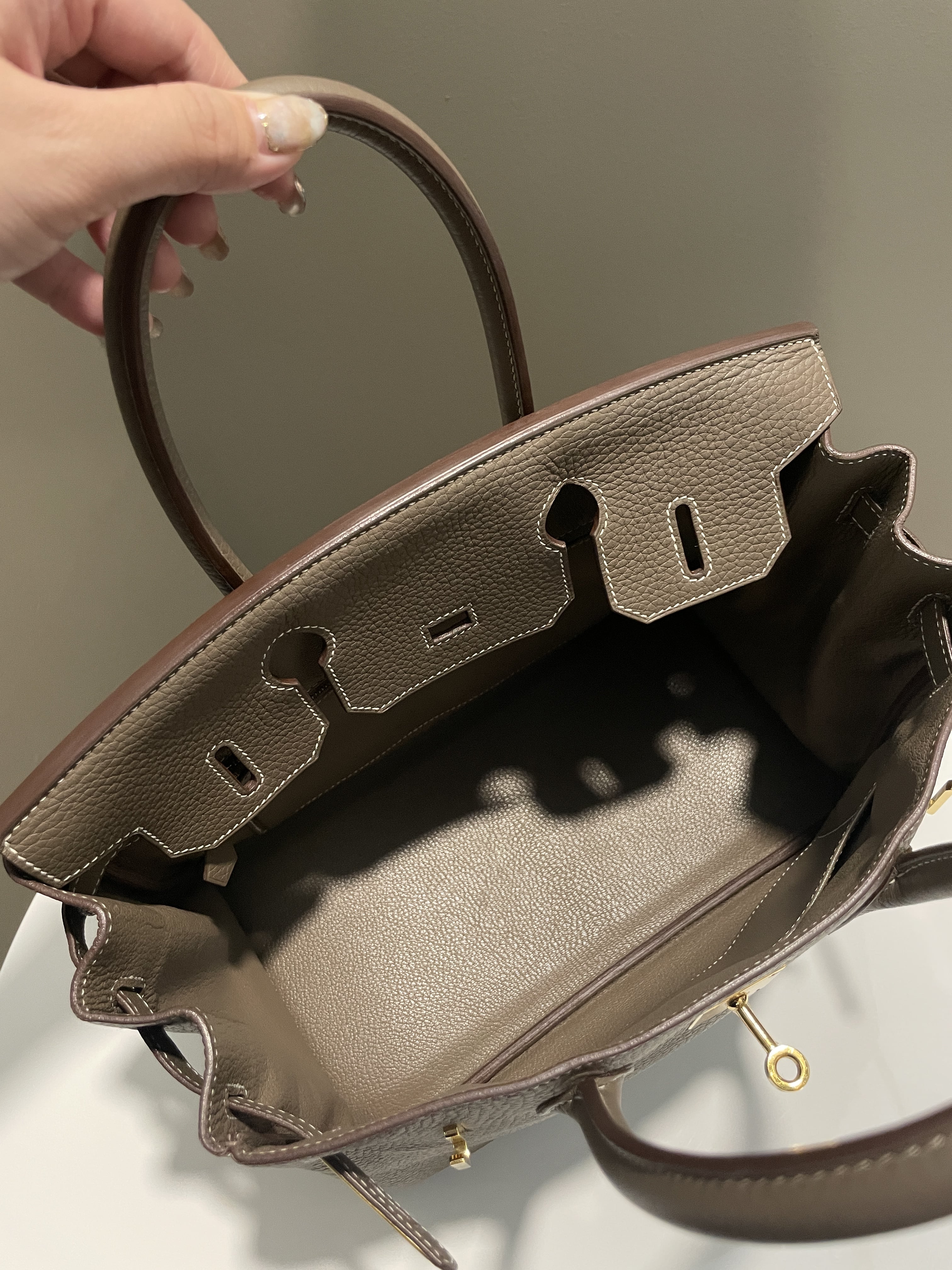 Birkin 30 Etoupe Clemence