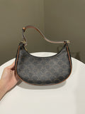 Celine Triomphe Ava Tan Canvas/ Calfskin