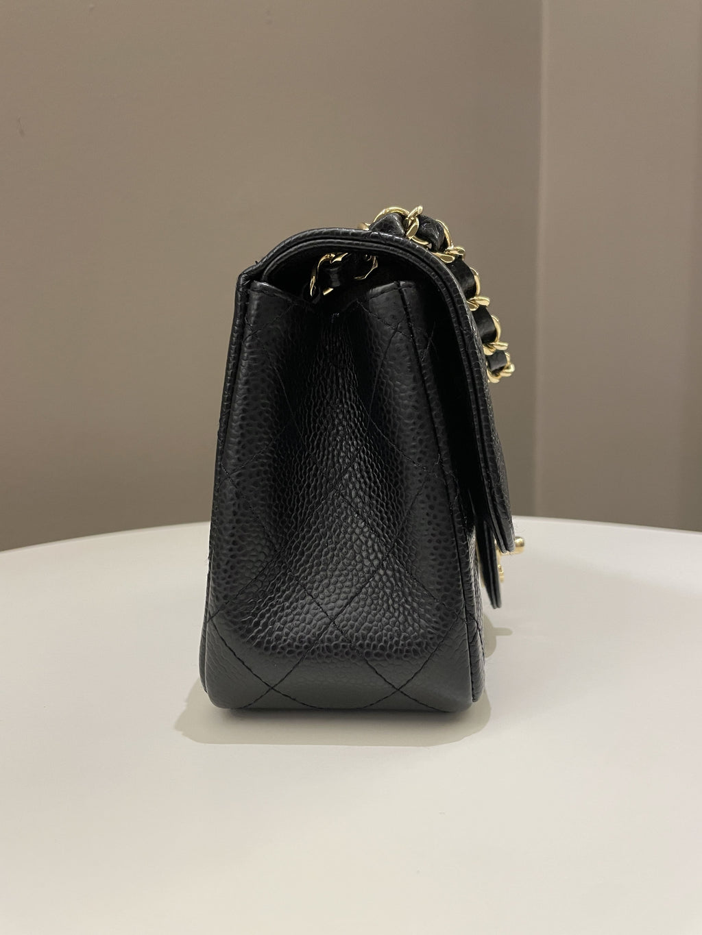 Chanel Classic Quilted Mini Square Black Caviar