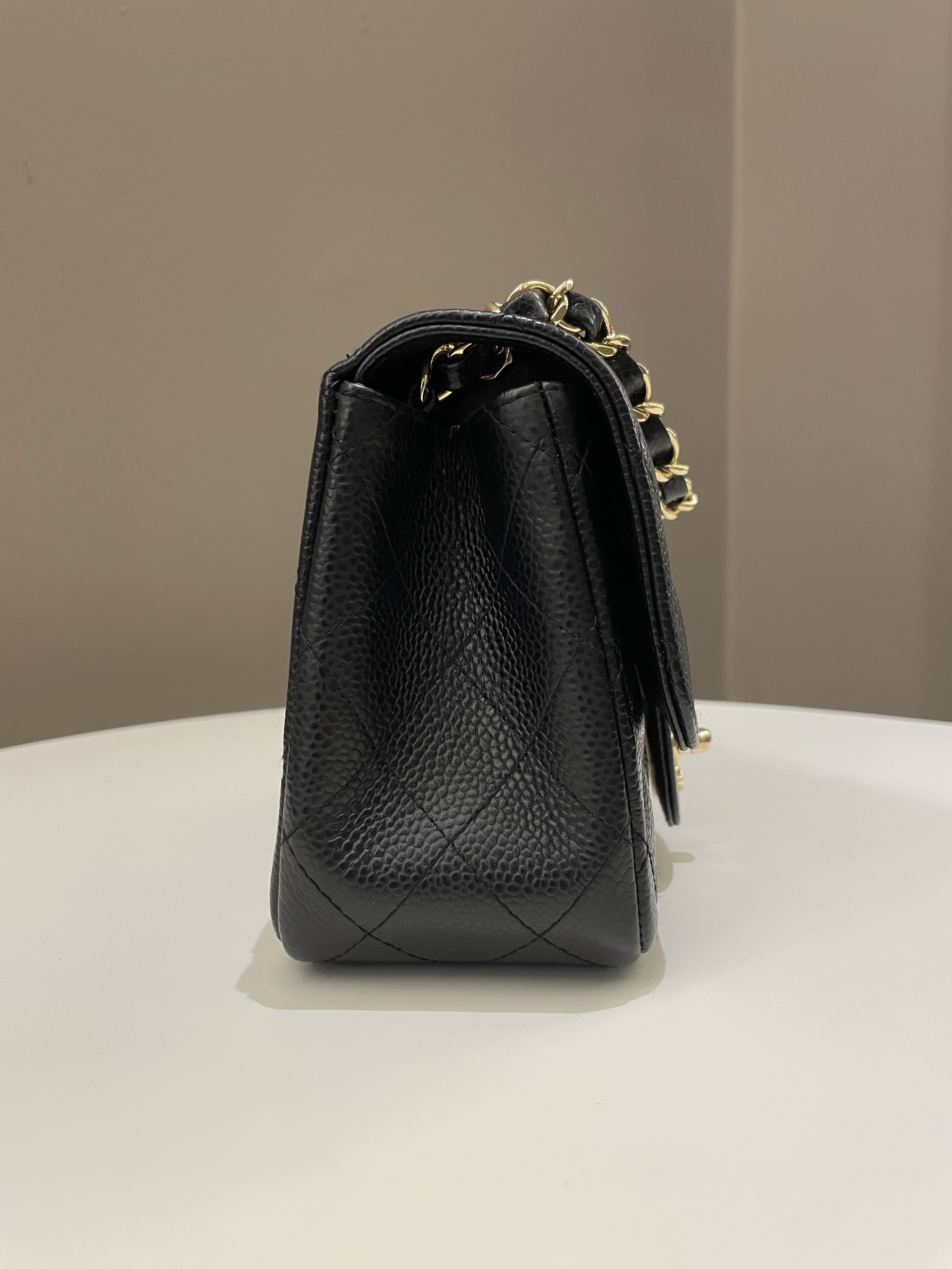 Chanel Classic Quilted Mini Square Black Caviar