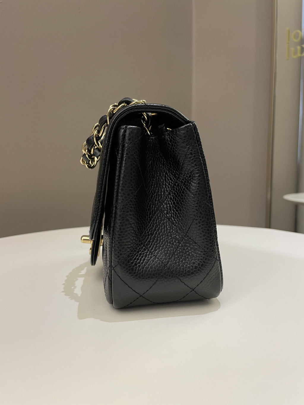 Chanel Classic Quilted Mini Square Black Caviar
