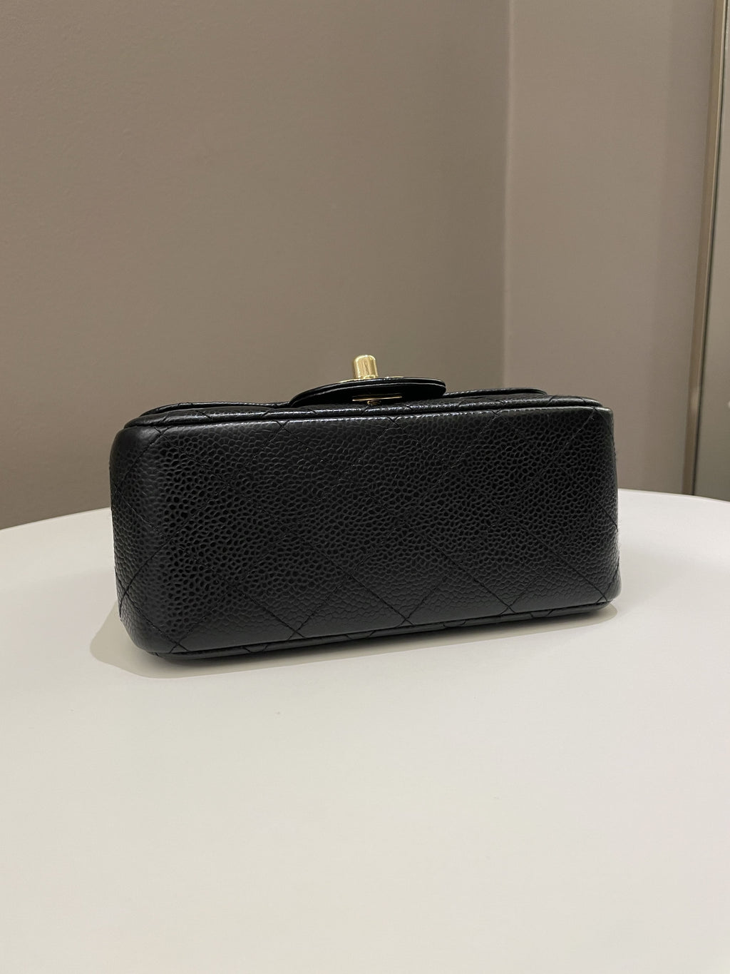 Chanel Classic Quilted Mini Square Black Caviar