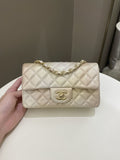 Chanel 22C Classic Quilted Mini Rectangular Gold OmbrÃƒÆ’Ã‚Â©