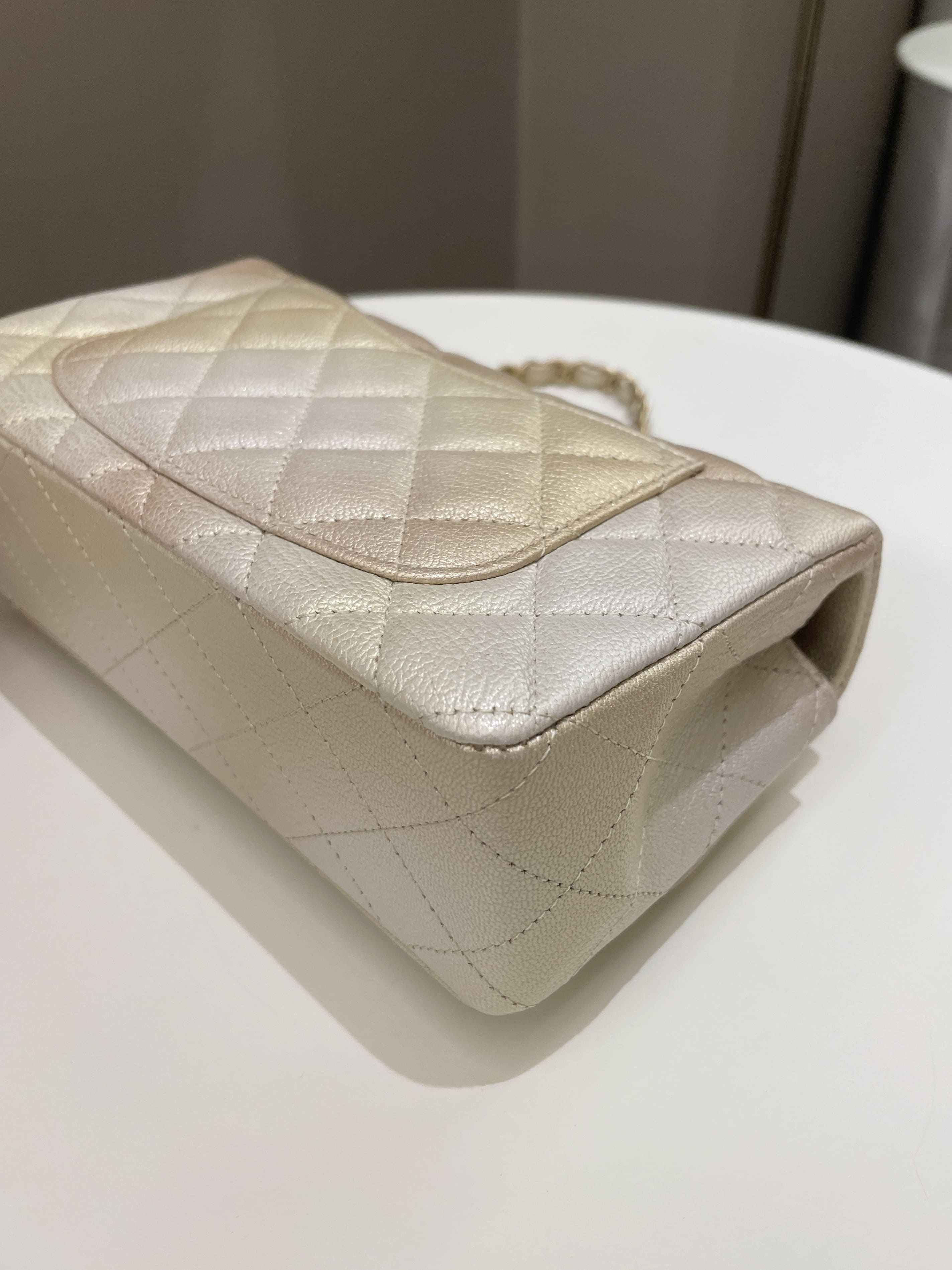 Chanel 22C Classic Quilted Mini Rectangular Gold OmbrÃƒÆ’Ã‚Â©