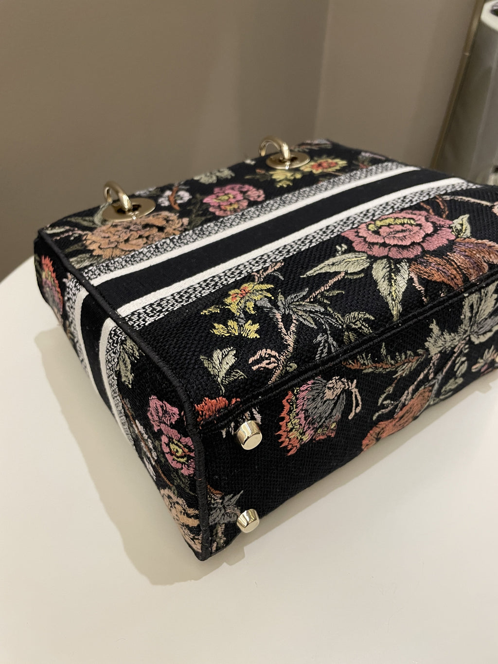 Dior Lady D-Lite Jardin Botanic Black Embroidery