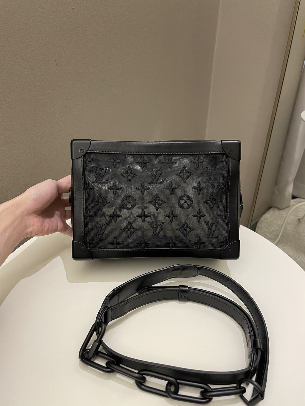 Louis Vuitton Soft Trunk Bag Monogram Mesh