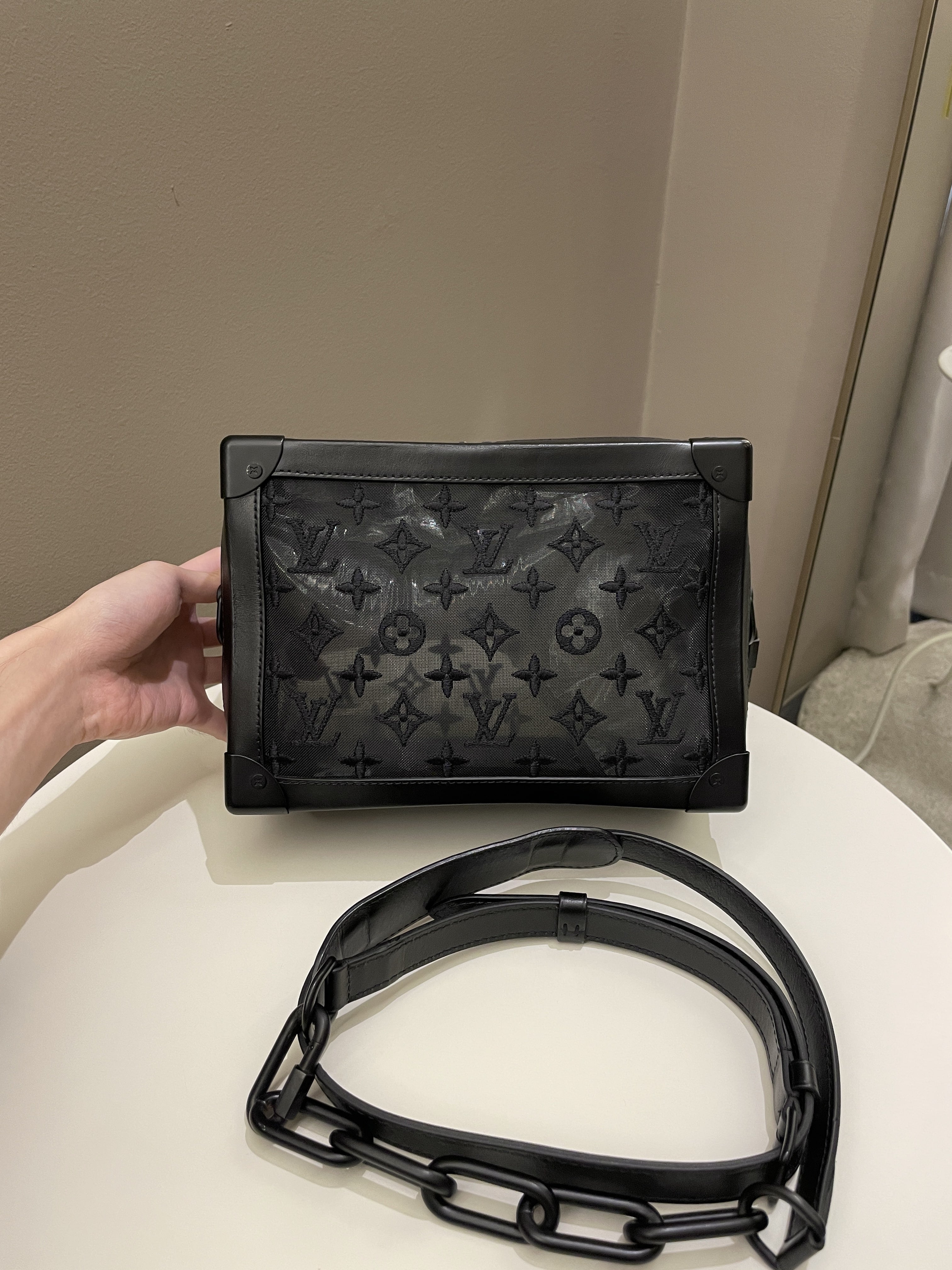 Louis Vuitton Soft Trunk Bag Monogram Mesh