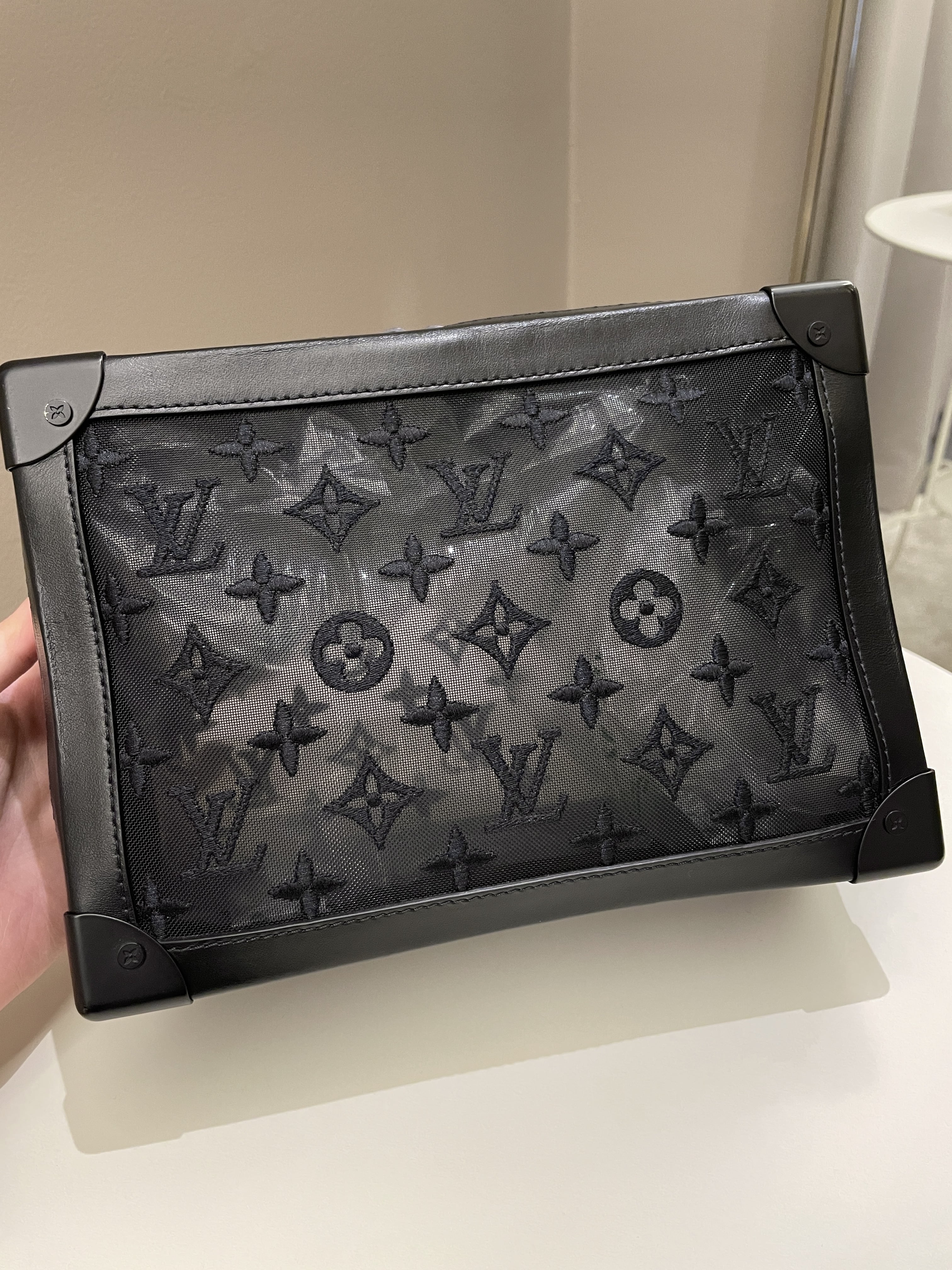 Louis Vuitton Soft Trunk Bag Monogram Mesh