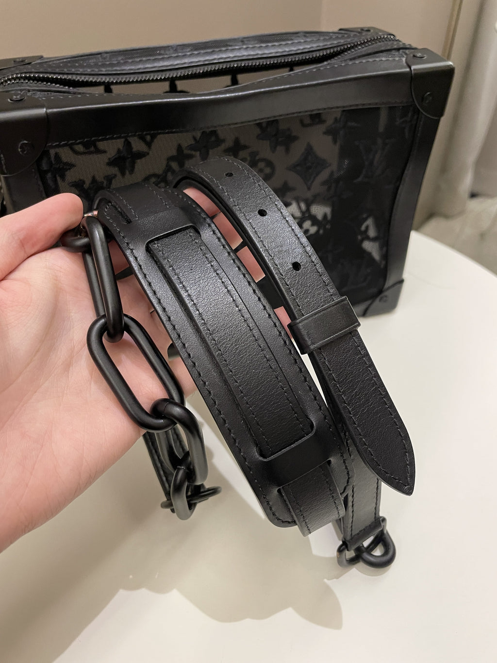 Louis Vuitton Soft Trunk Bag Monogram Mesh