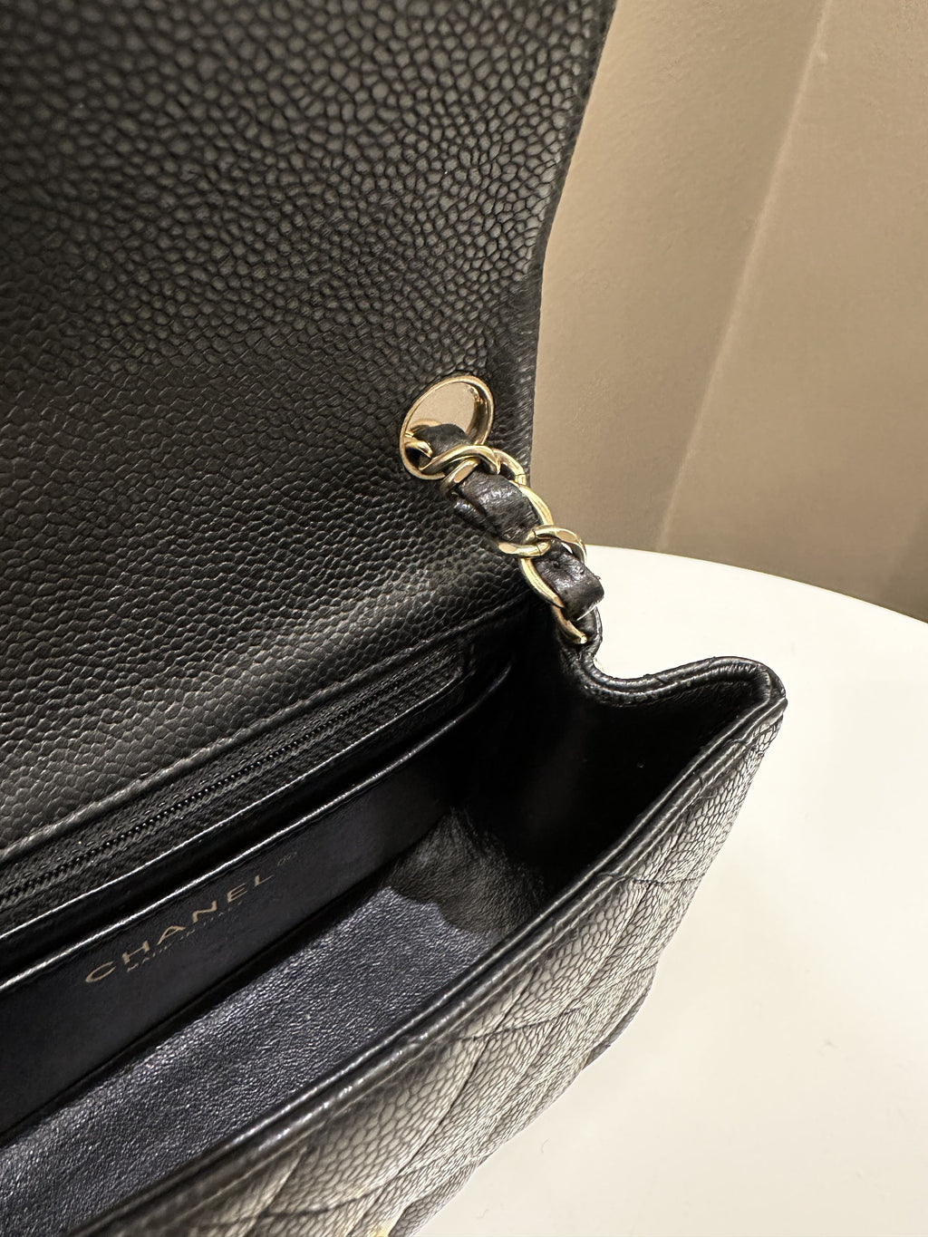 Chanel Classic Quilted Mini Square Black Caviar