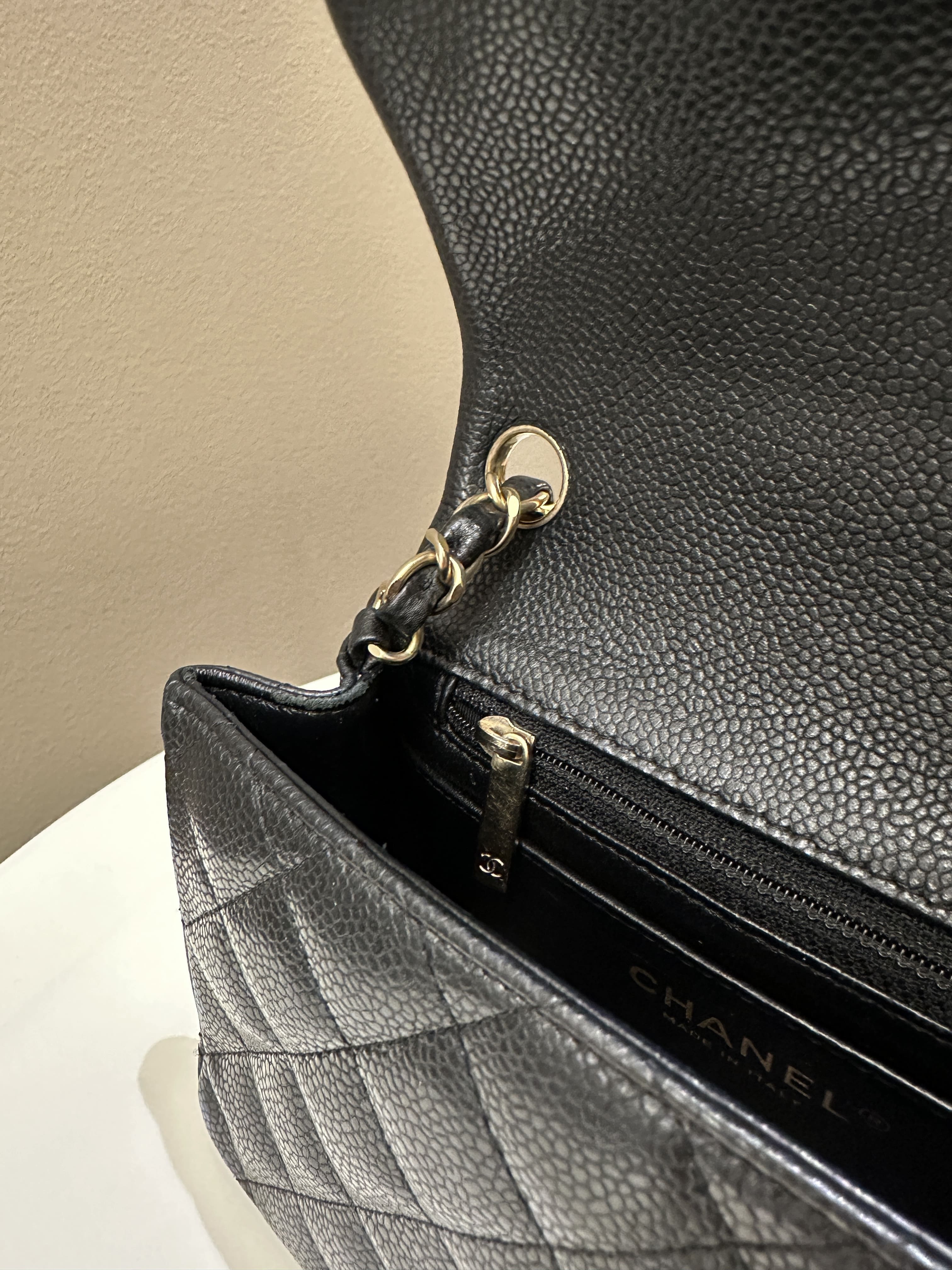 Chanel Classic Quilted Mini Square Black Caviar