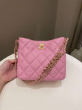 Chanel 22S Hobo Shoulder Bag Mavue Pink Caviar