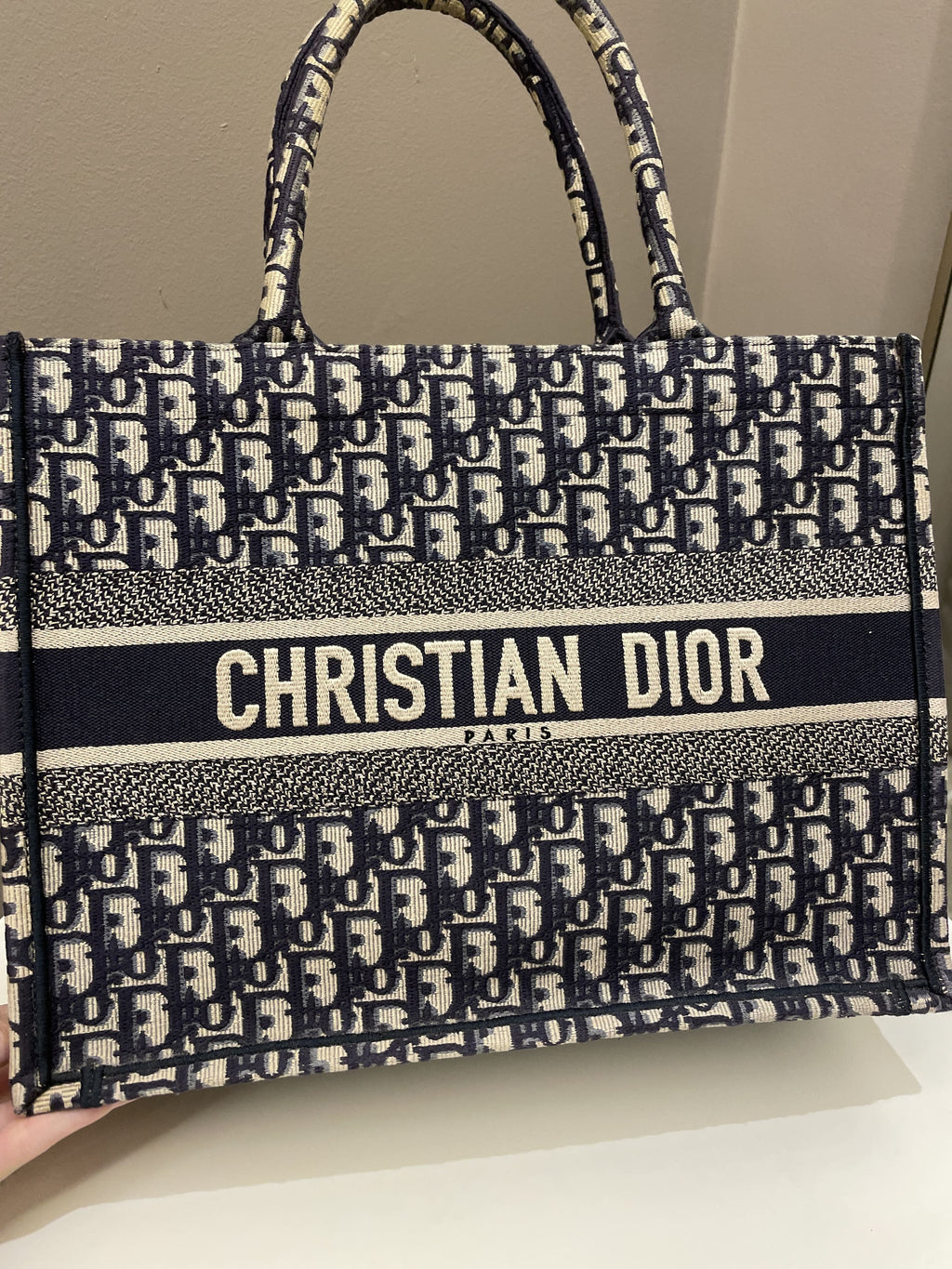 Dior Book Tote Blue Oblique