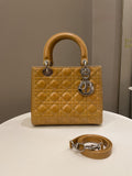 Dior Classic Lady Dior Beige Patent