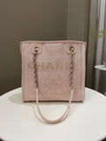 Chanel Deauville PST Beige Jacquard